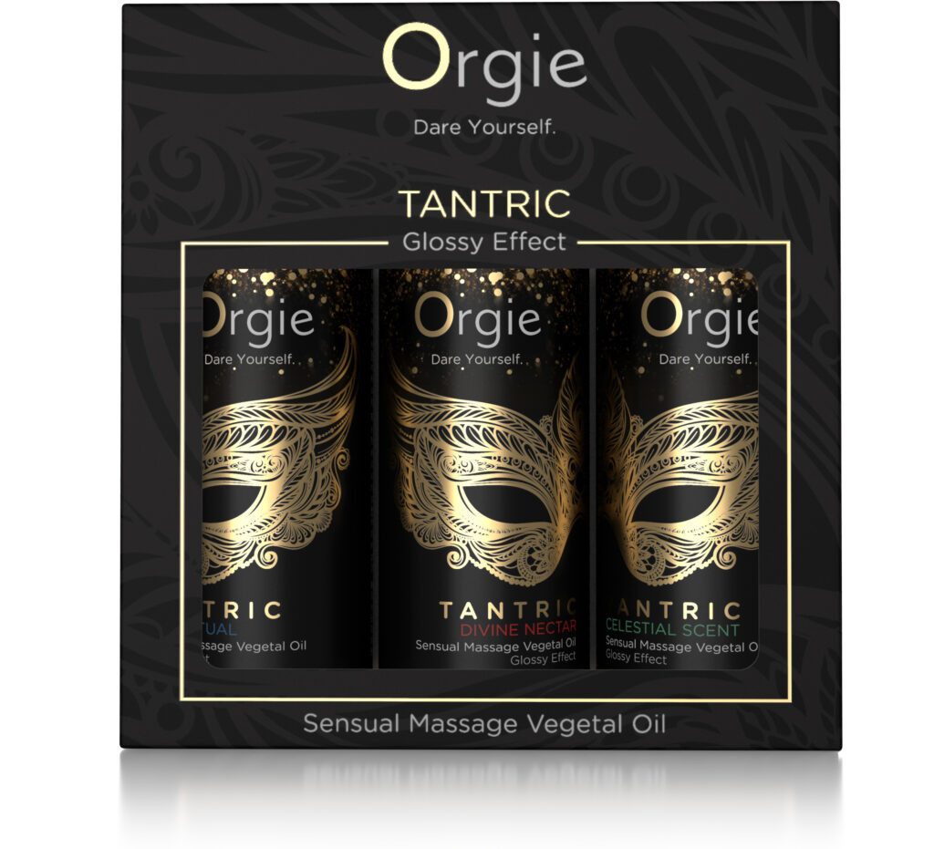 Massageöl 3er Set Tantric Sensual Massageöl mit Glossy Effekt