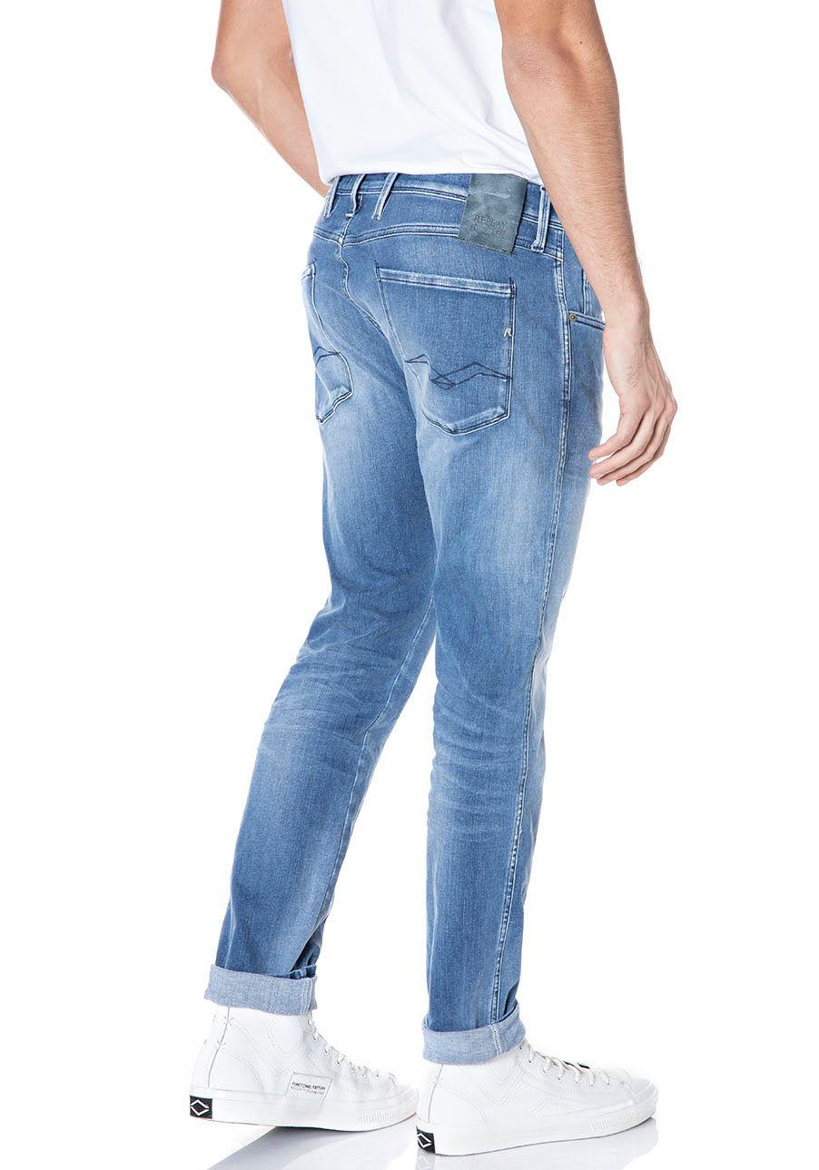 HYPERFLEX light-blue BIO Slim-fit-Jeans Replay ANBASS
