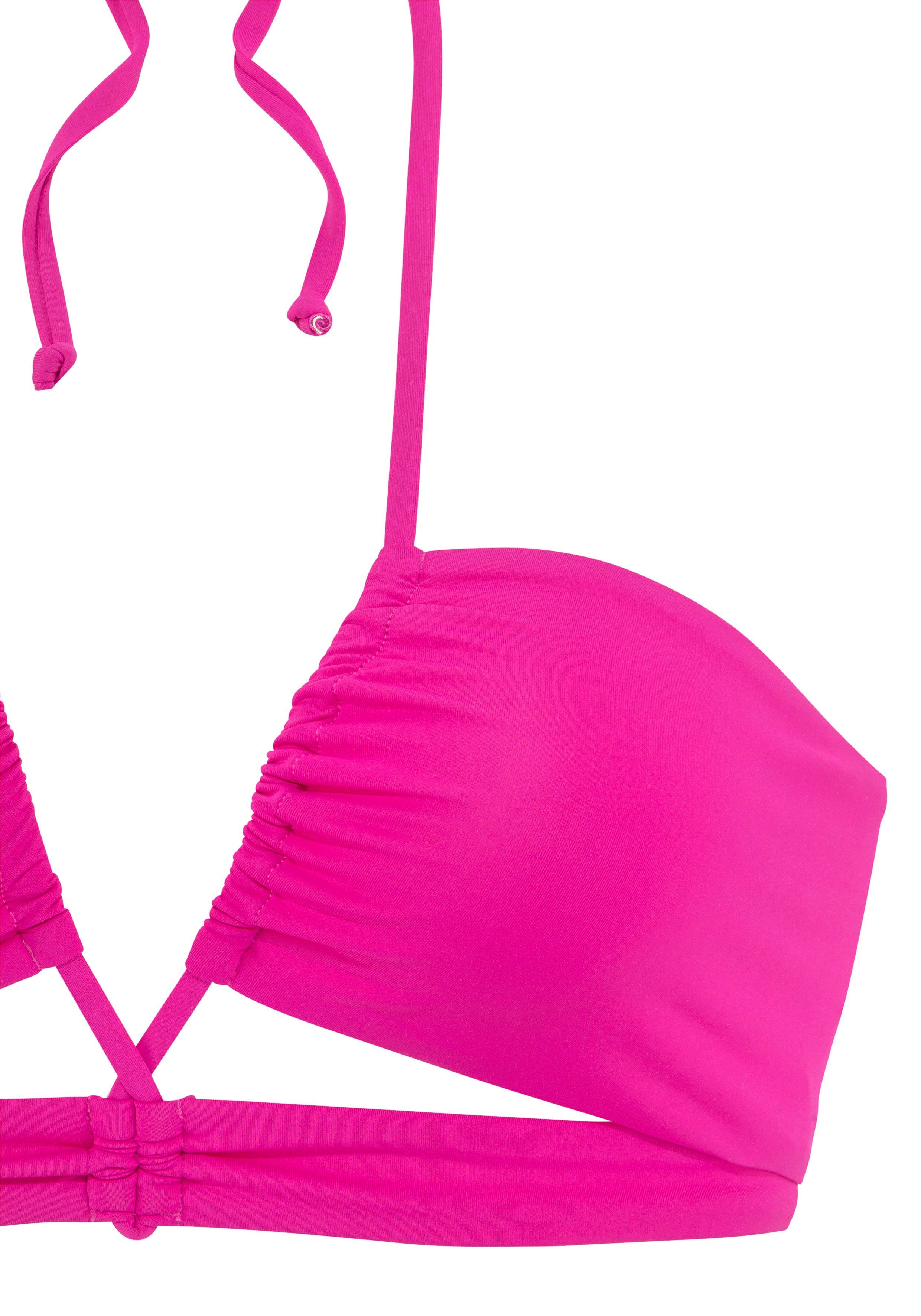 s.Oliver Bandeau-Bikini-Top Joy, mit modischen Cut-Outs
