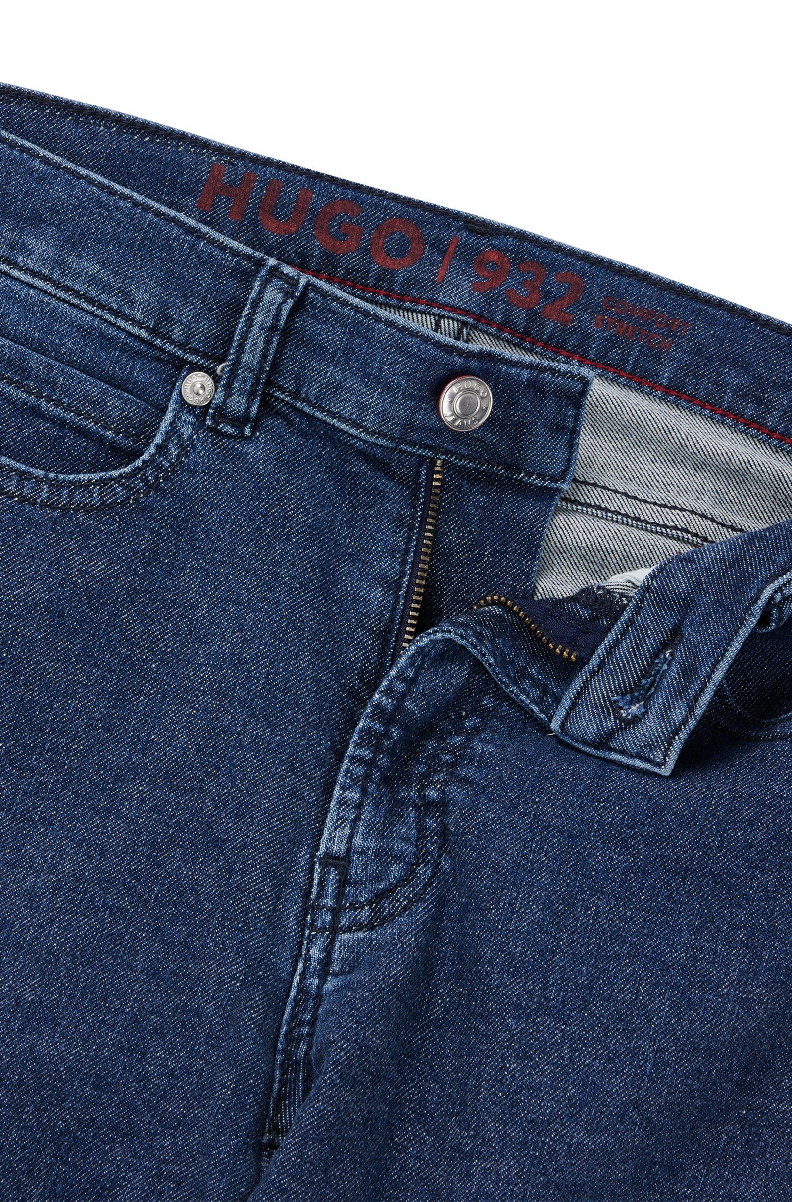HUGO 5-Pocket-Jeans (1-tlg) aus Stretch-Denim