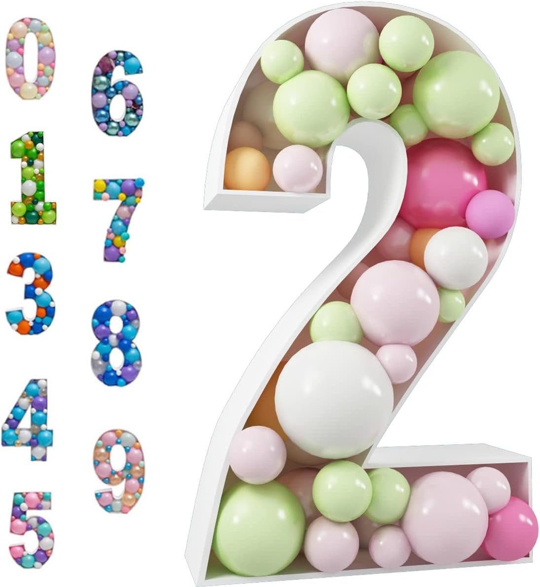 autolock Luftballon Mosaik-Ballonrahmen, ballonhalter,beleuchtetes Festzelt, Dekorationen 2