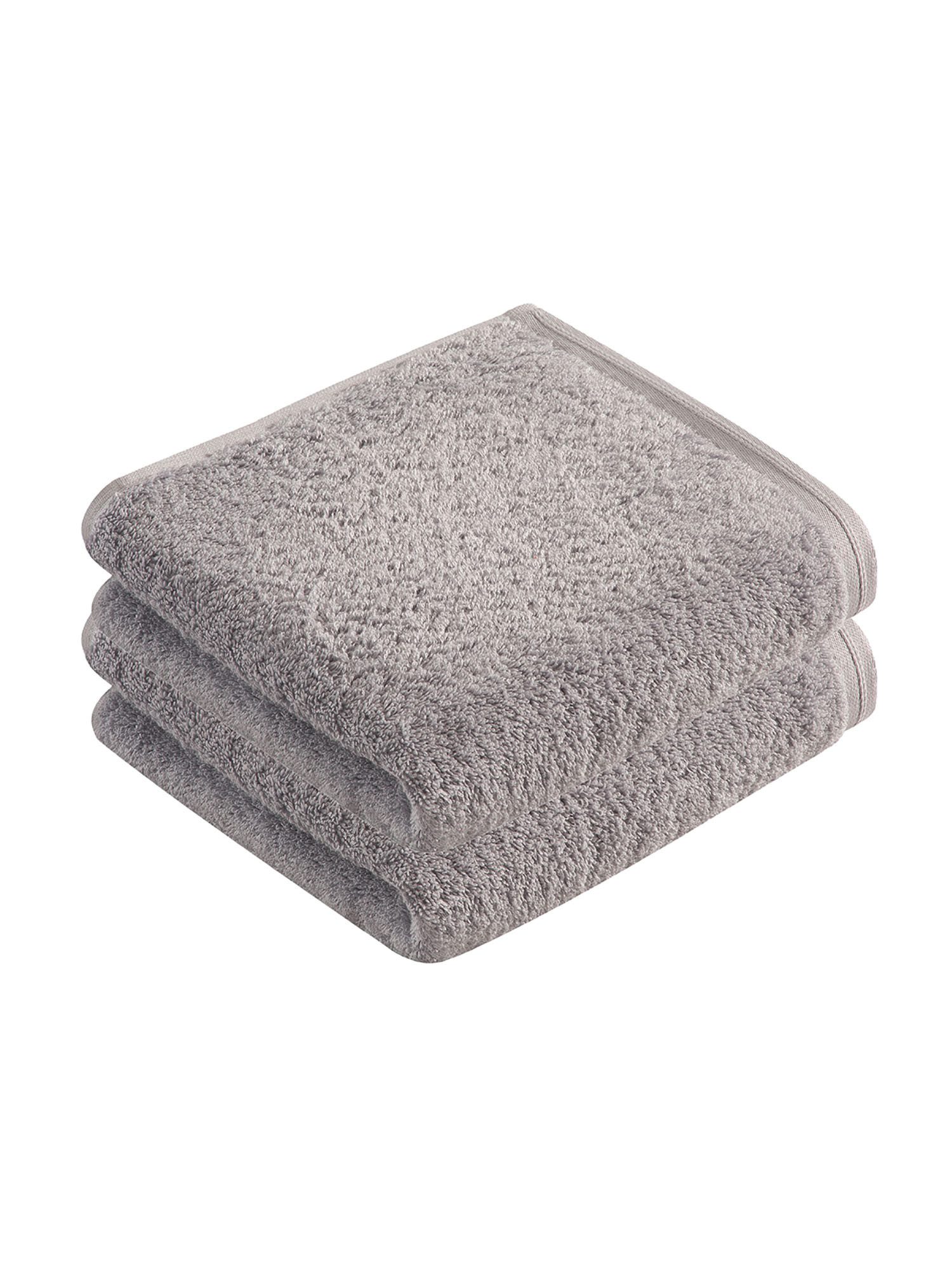 Vossen Handtücher 2er Pack Handtuch 60 x 110 cm Vegan Life, Frottier (Spar-Set, 2-St)