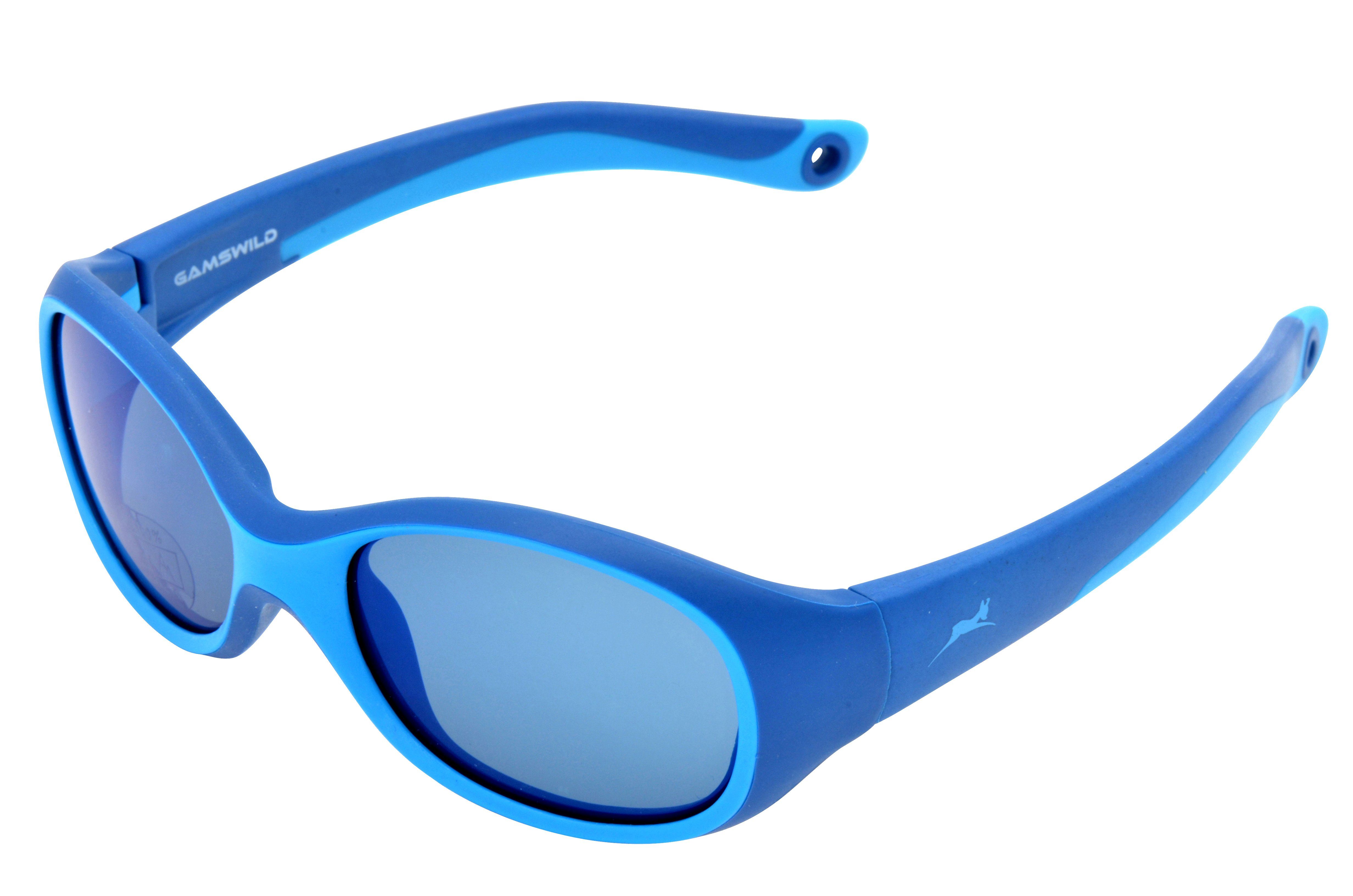 Gamswild Sonnenbrille WK5121 GAMSKIDS Kinderbrille 3-6 Jahre Kleinkindbrille Mädchen Jungen kids Unisex, blau, grün, rosa