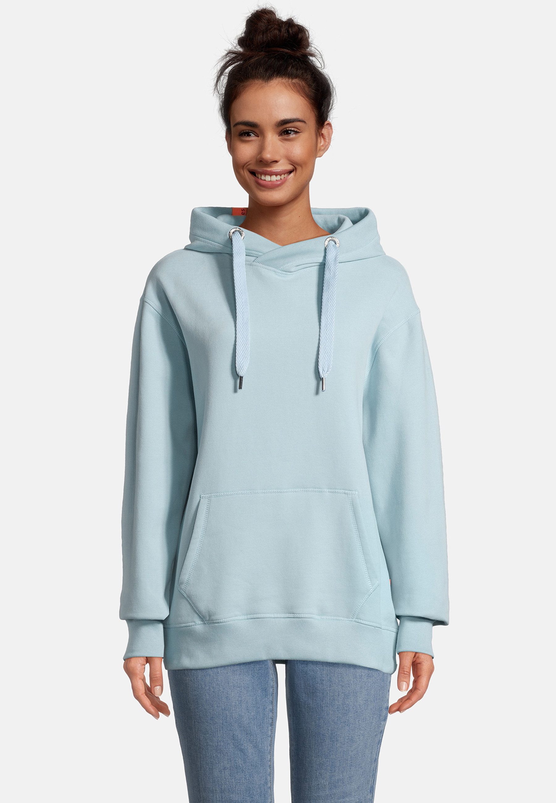 salzhaut Hoodie ODDEBODJE Unisex Weit salzhaut Kapuzenpullover – bequemer Fit und nordisch klares Design