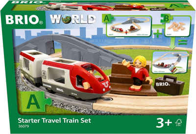BRIO® Spielzeug-Zug Holzzug BRIO Reisezug Starter Set A, FSC® - schützt Wald - weltweit