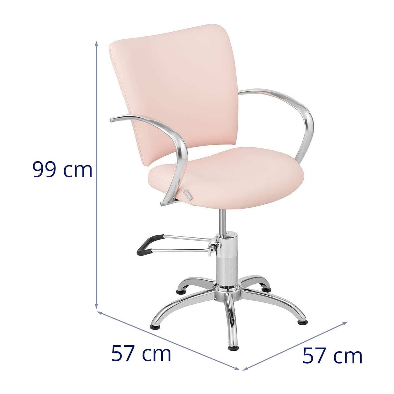 Physa Armlehnstuhl Friseurstuhl Stuhl Friseur drehbar 360° Kosmetikstuhl höhenverstellbar