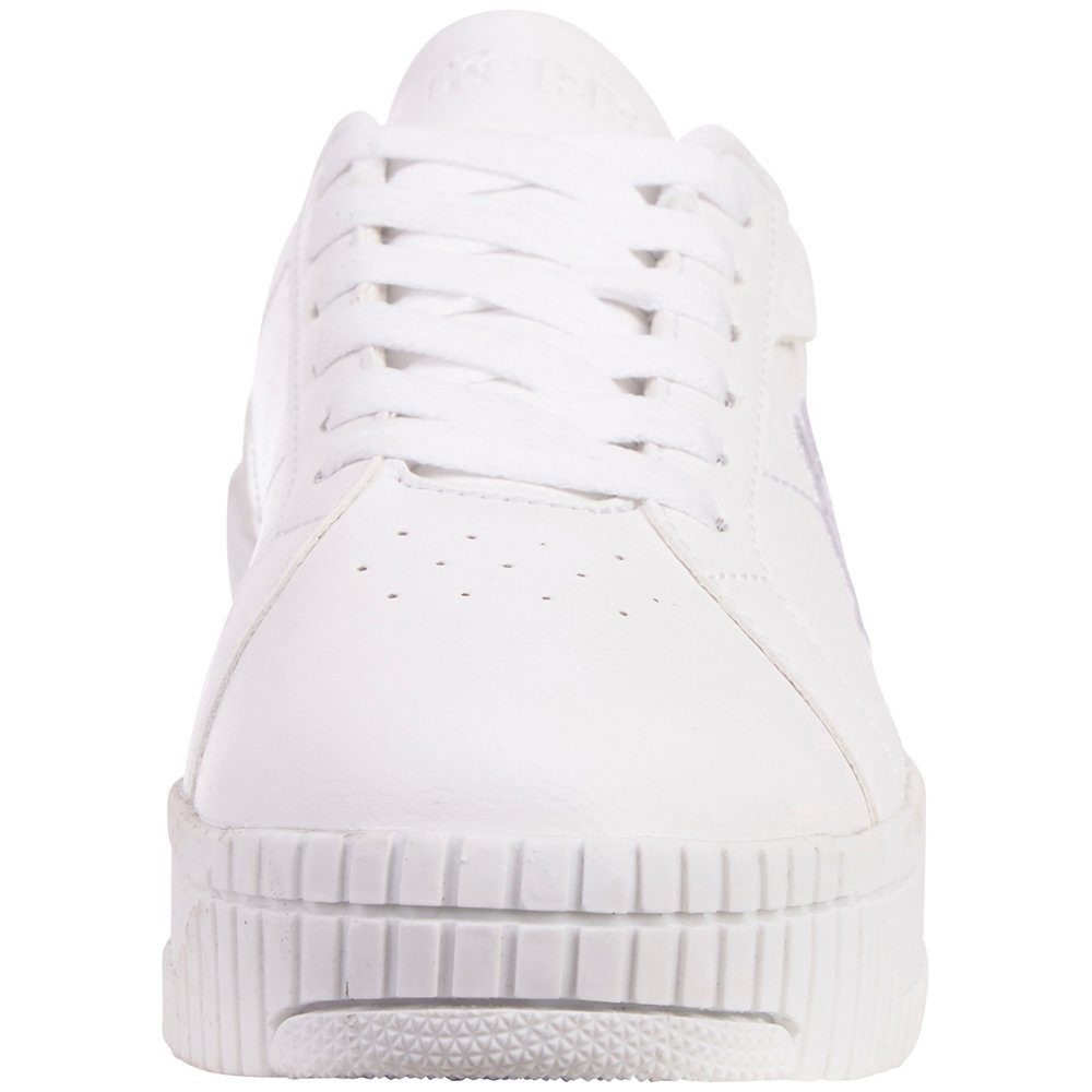 - white-multi Sneaker Kappa Details mit irrisierenden