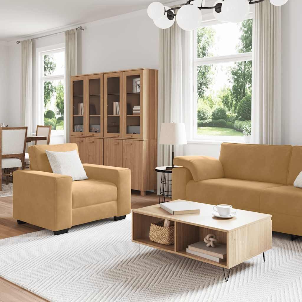 vidaXL Sofa 3-tlg. Sofagarnitur mit Kissen günstig online kaufen