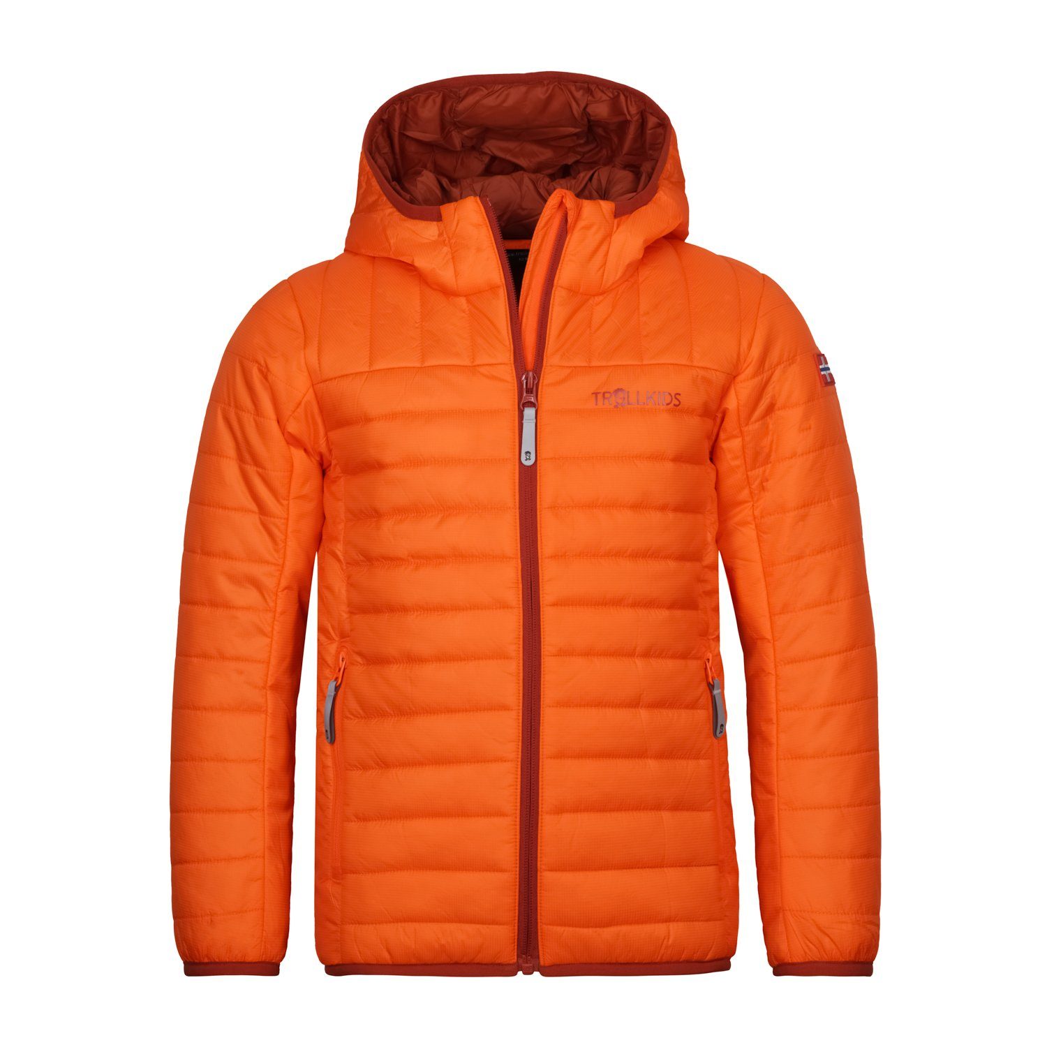 TROLLKIDS Steppjacke Eikefjord Hellorange/Rotbraun