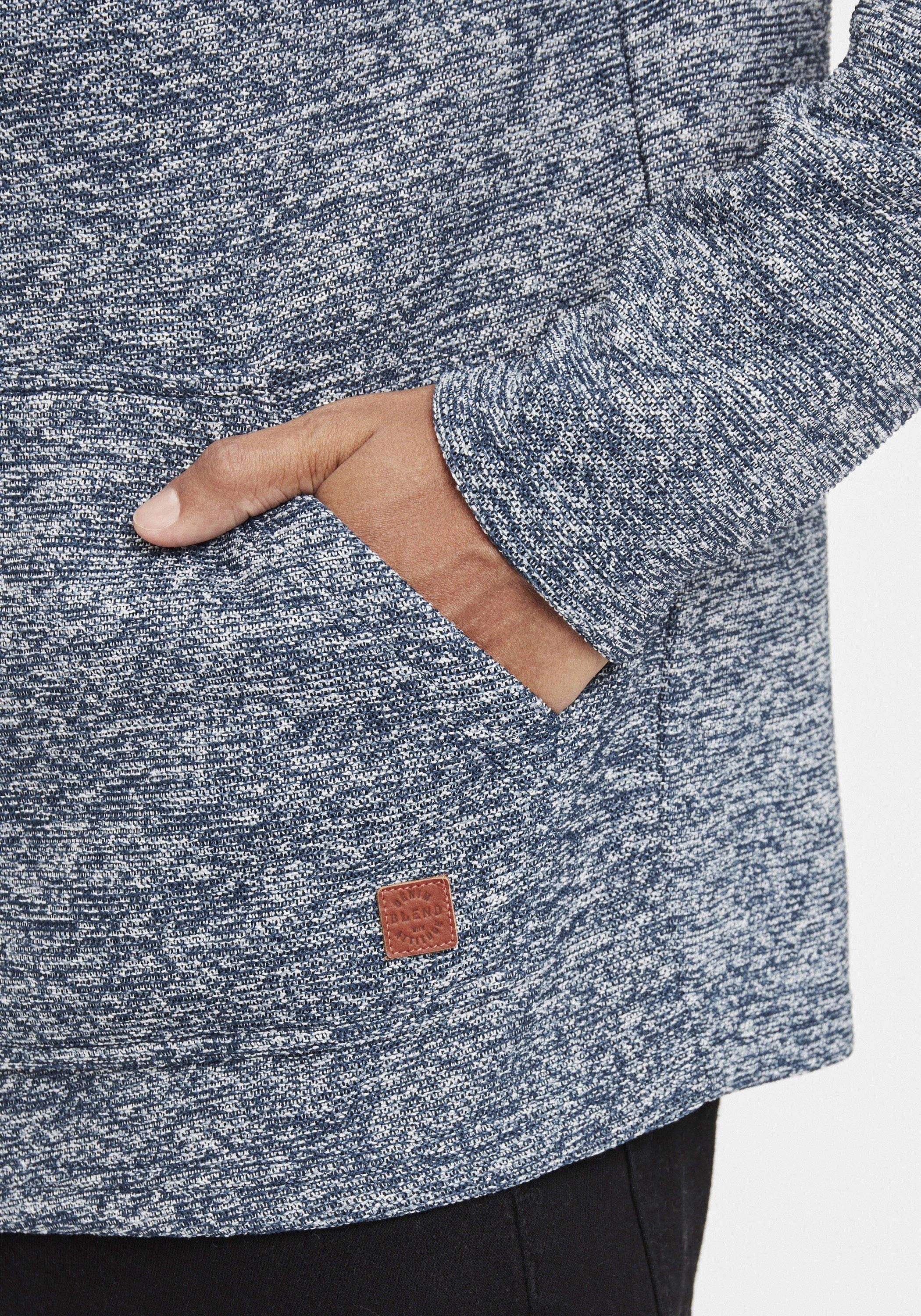 Blend Cardigan BHPinheiro Fleecejacke mit Kapuze und Eingrifftaschen