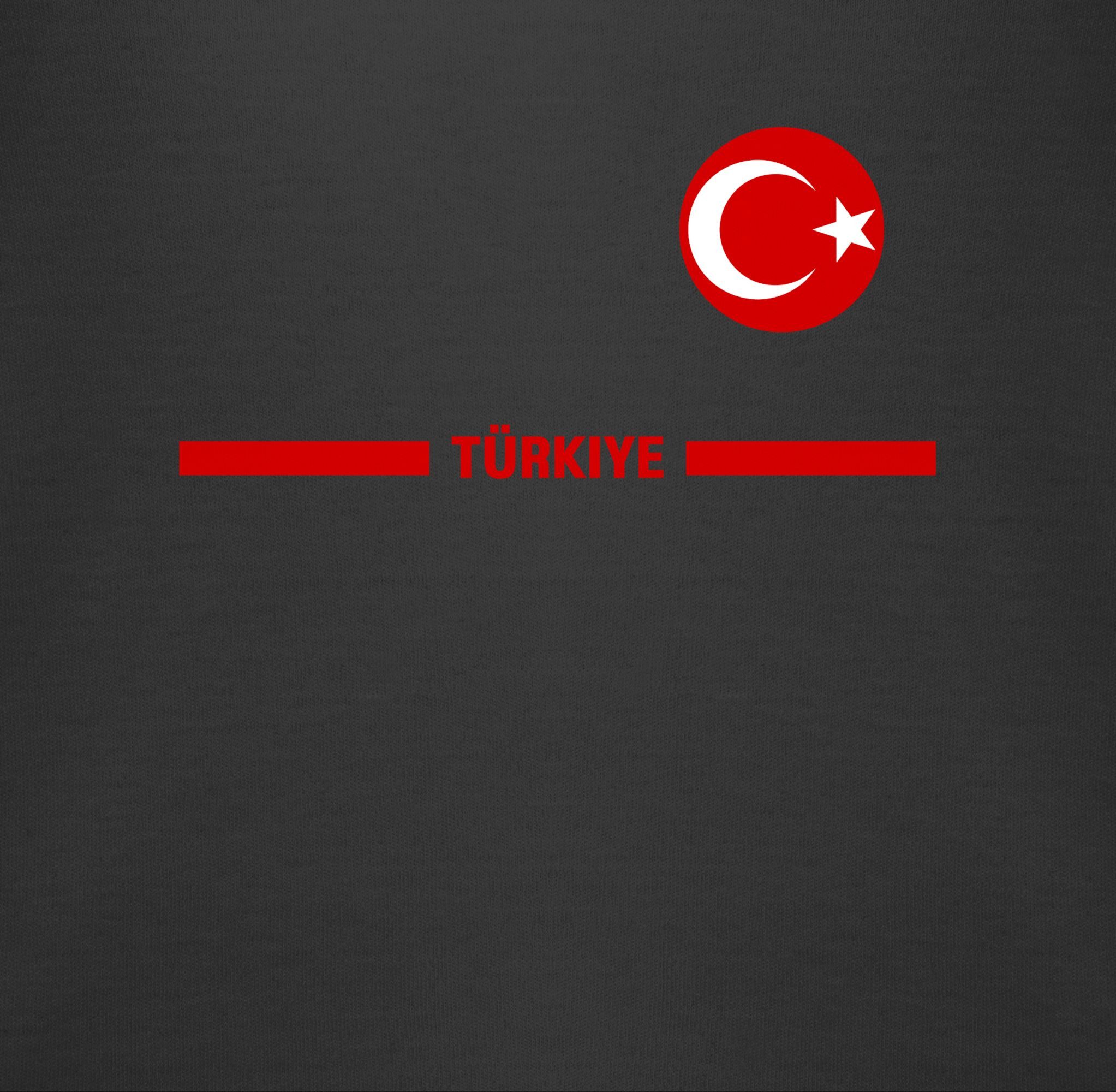 Shirtracer Shirtbody Türkei Trikot Wappen, Türkiye mit Stolz, Türkisches Fan-Motiv 2026 Fussball WM Fanartikel Baby