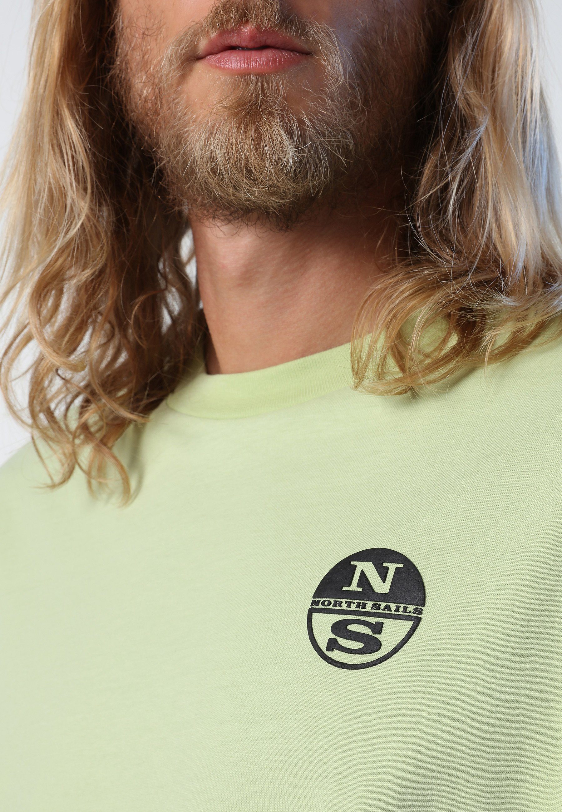 North Sails T-Shirt T-Shirt ASPHALT graphic print with T-shirt