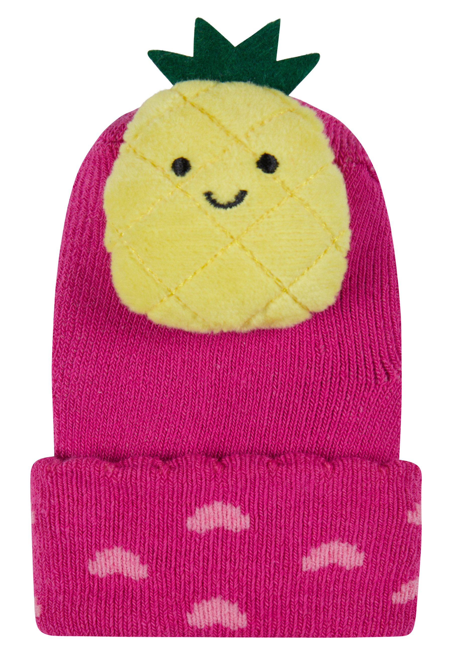 Sterntaler® Rasselsocke Baby Rasselsocken Ananas, Baby Socken mit Umschlag, Innenfrottee und Rasselfigur