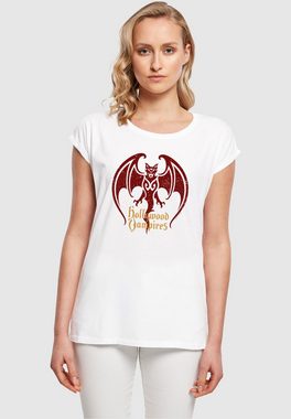 Merchcode T-Shirt Merchcode Damen Ladies Hollywood Vampires - Bat Logo T-Shirt (1-tlg)