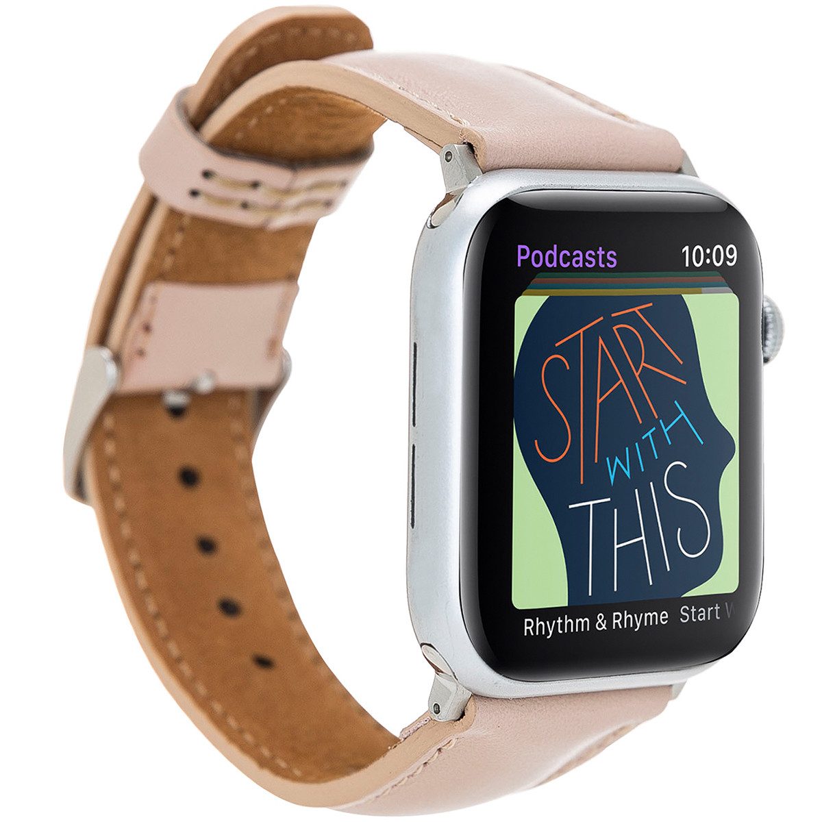 Burkley Smartwatch-Armband Exklusives Vintage Lederarmband, Handmade Stil 2 günstig online kaufen