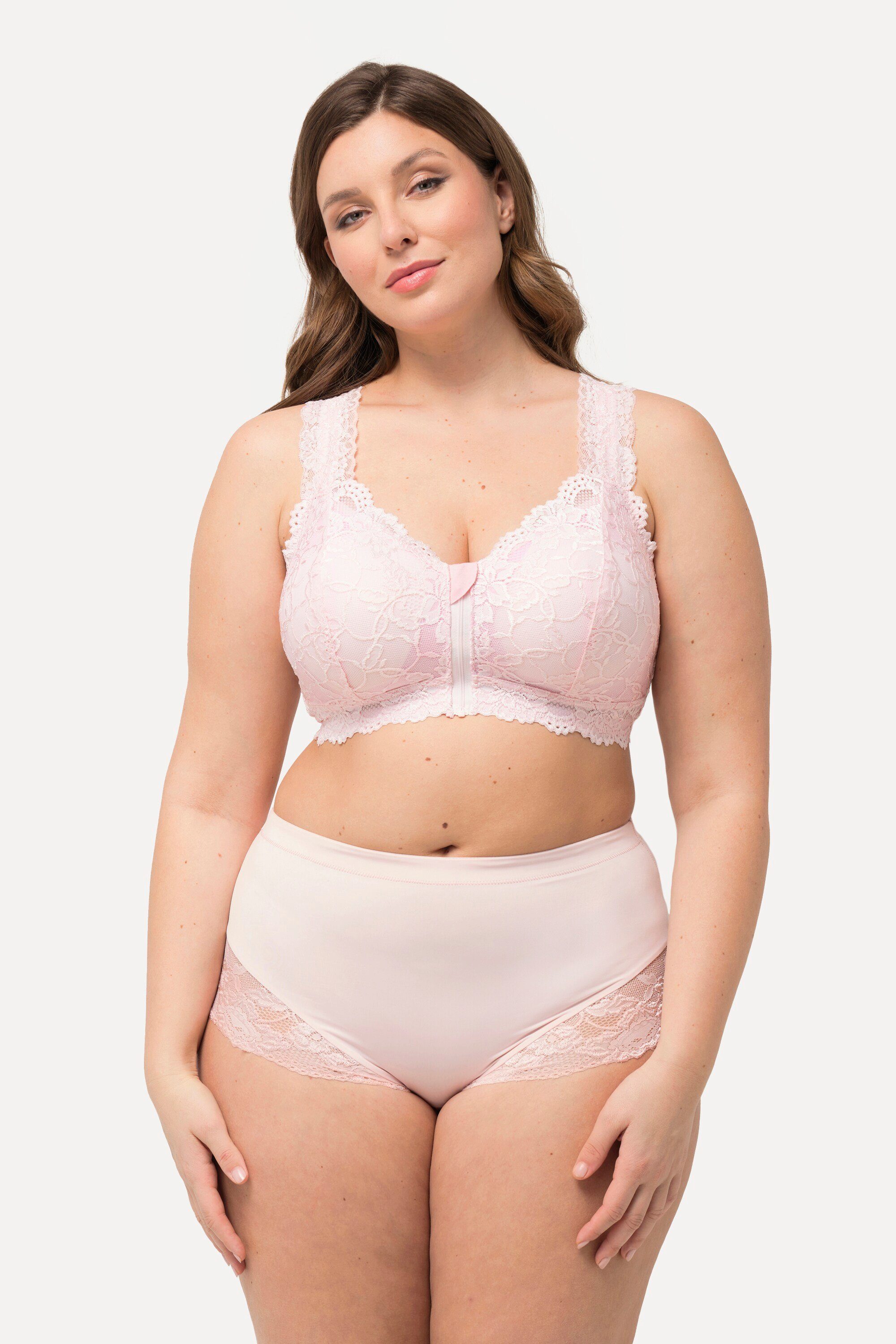 Bustier Bralette Spitze Reißverschluss ohne Bügel