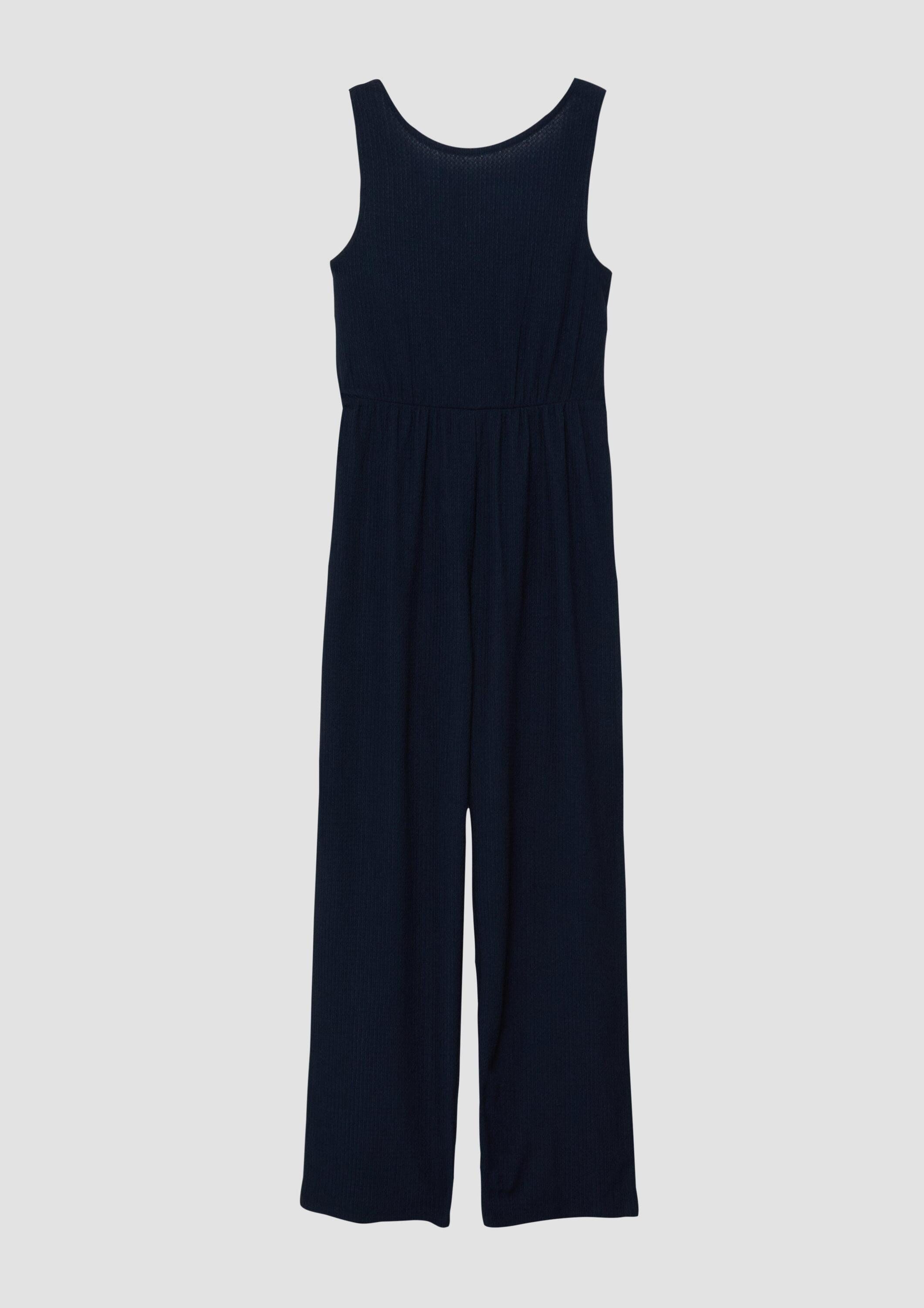 s.Oliver Jumpsuit Overall Strukturierter Jumpsuit mit Cut-out