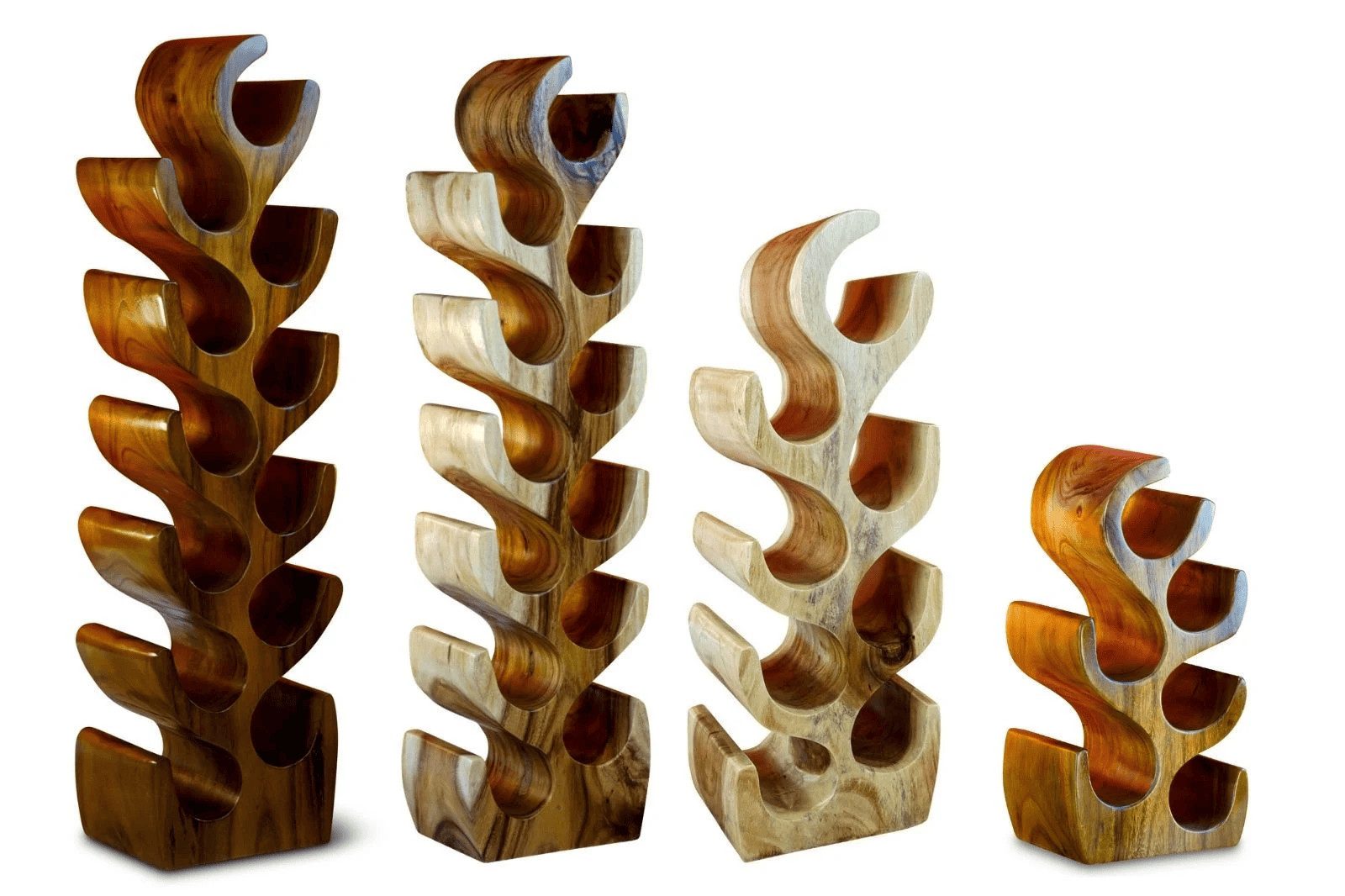 Kinaree Weinregal XL Holz Weinregal, Massivholz, Akazie, Natur, verschieden günstig online kaufen