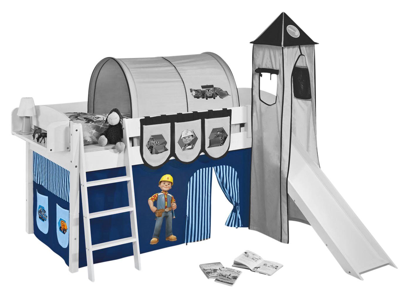 Lilokids Bettvorhang BOB DER BAUMEISTER Bettvorhang für Hochbett & Etagenbett (1 St)