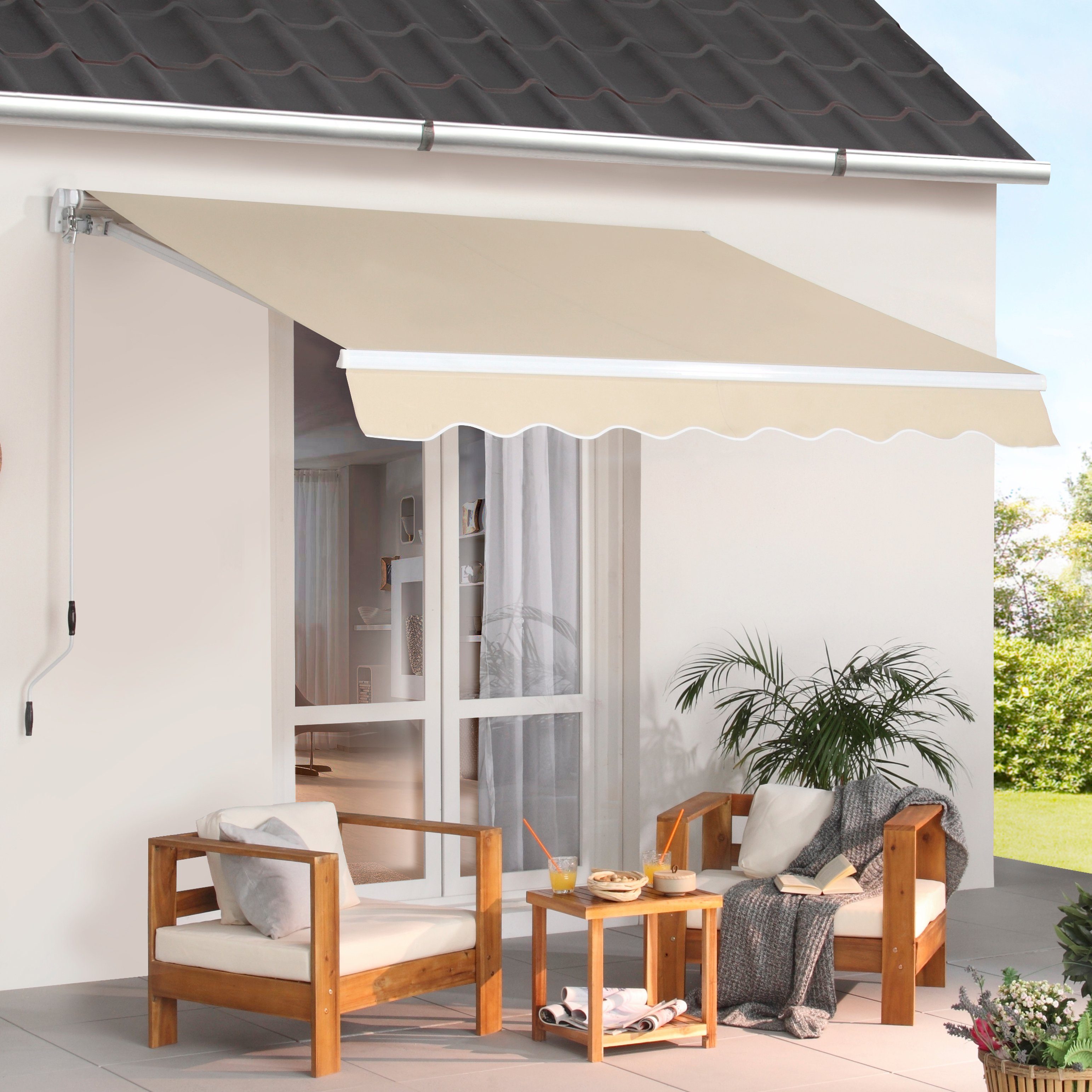 KONIFERA Gelenkarmmarkise Breite/Ausfall: 350/200 cm, Neigungswinkel verste günstig online kaufen