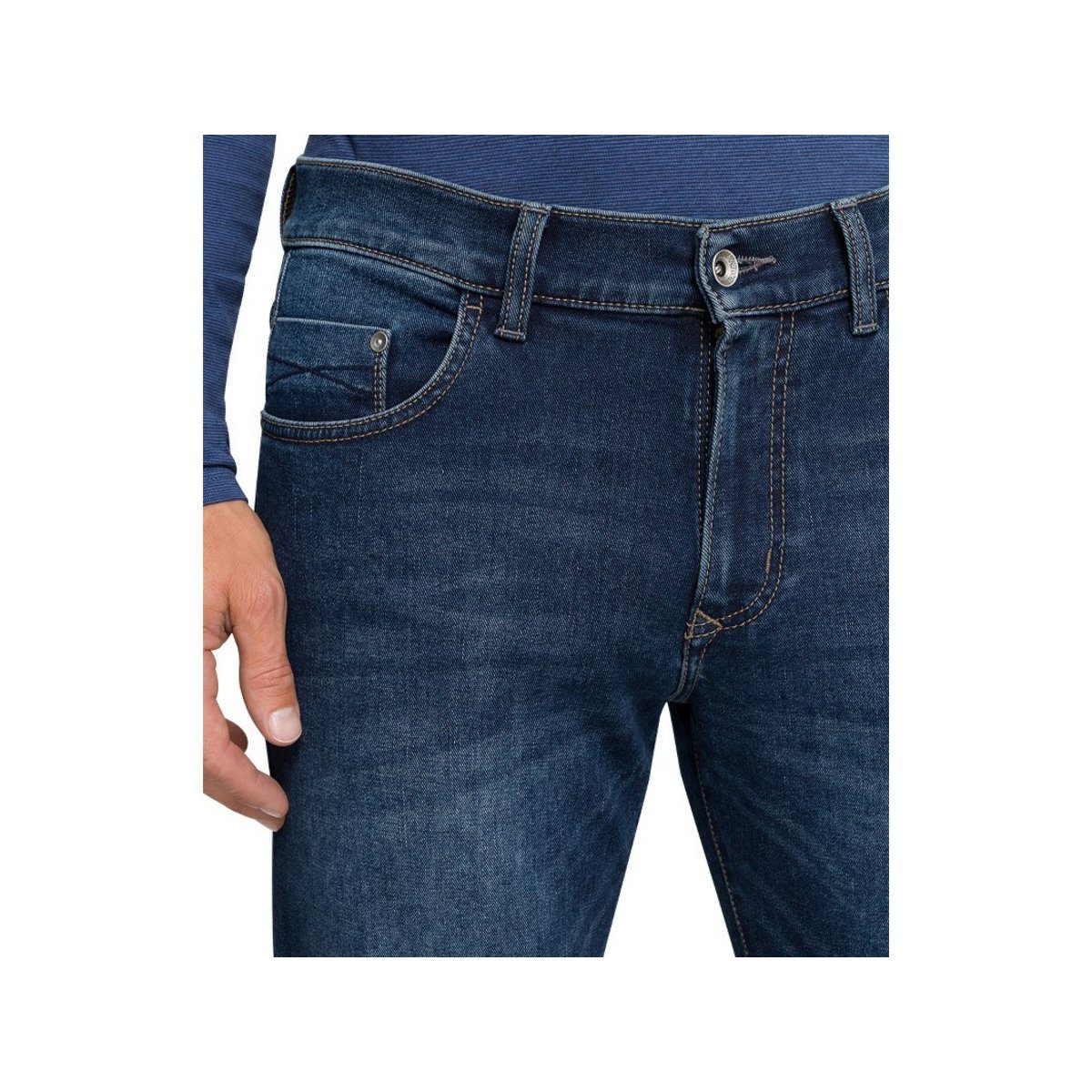 regular Jeans blau Chinos (1-tlg., Authentic pflegeleicht) Pioneer