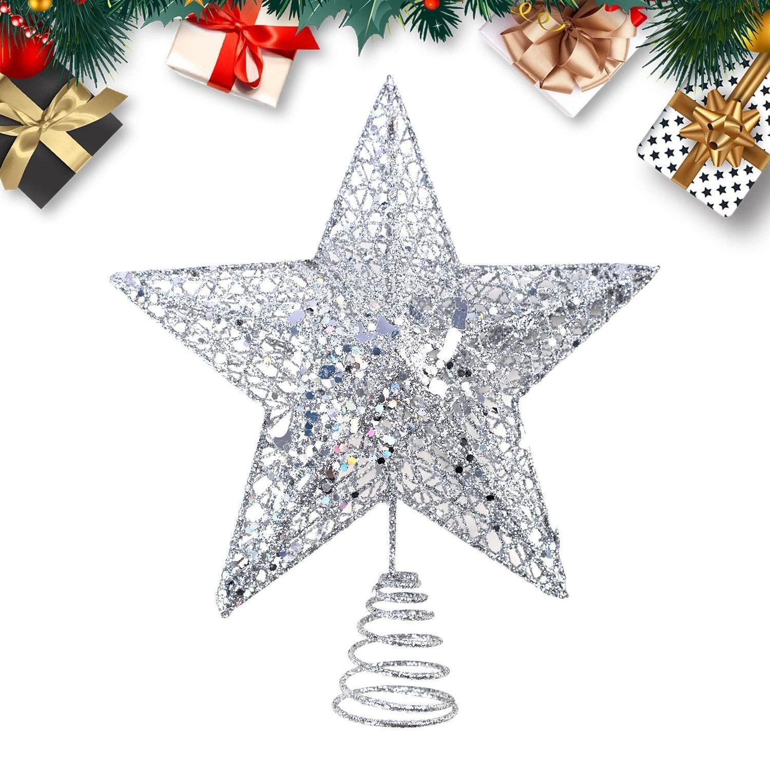 LuxusKollektion Christbaumspitze Christbaumspitze Stern Gold 25 cm