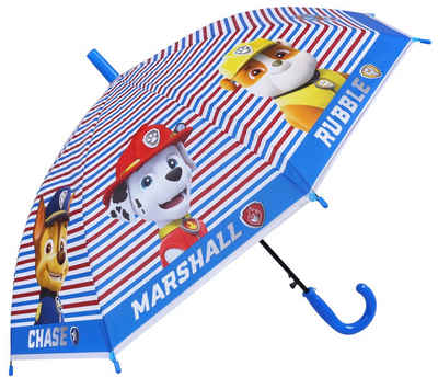 Sarcia.eu Stockregenschirm Regenschirm für Jungen mit bunten Streifen Paw Patrol