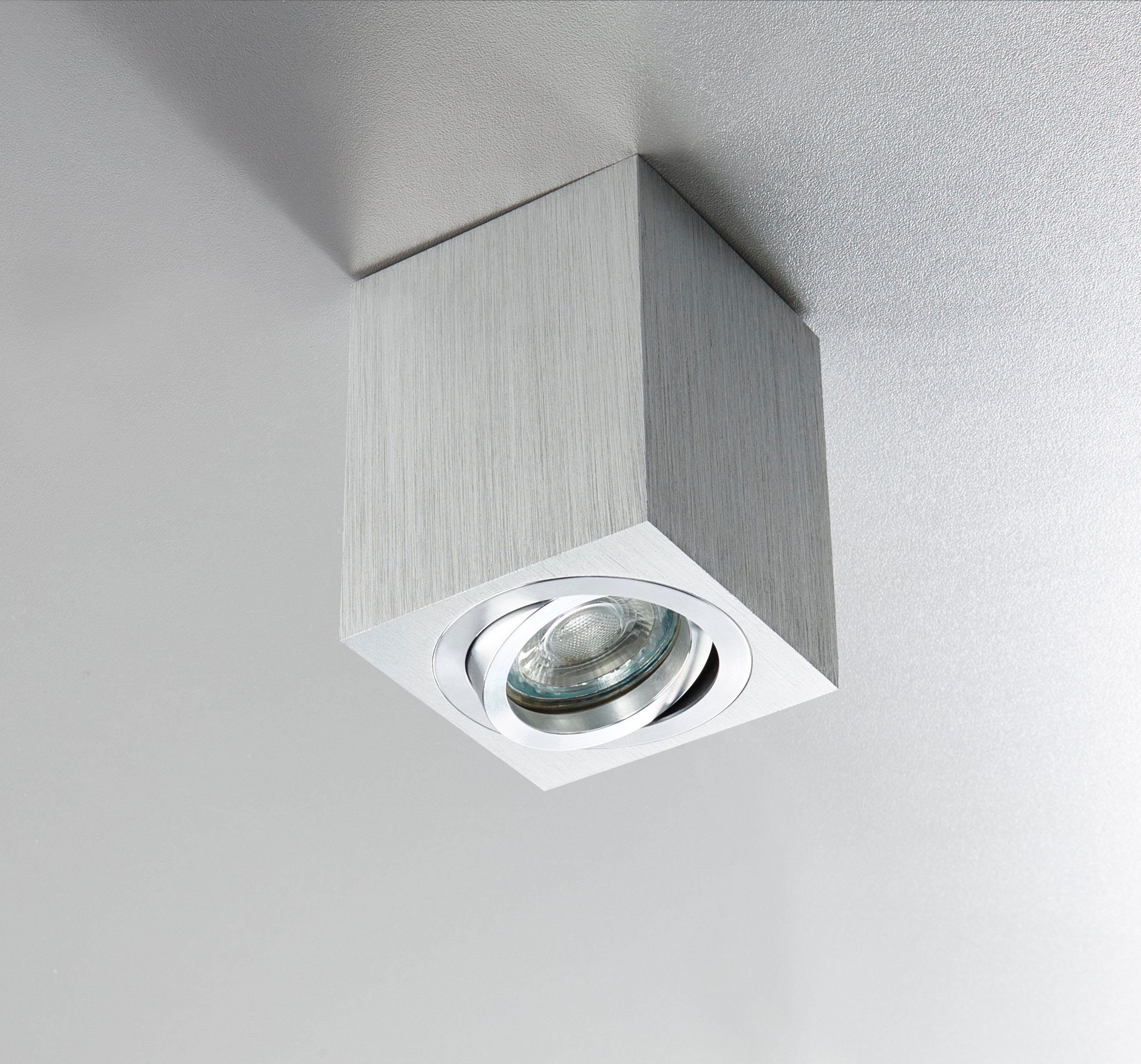 HEITRONIC Deckenleuchte ADL8001, ohne Leuchtmittel, Aufbauleuchte,Aufbaulampe, für Esszimmer, Flur, Wohnzimmer, schwenkbar