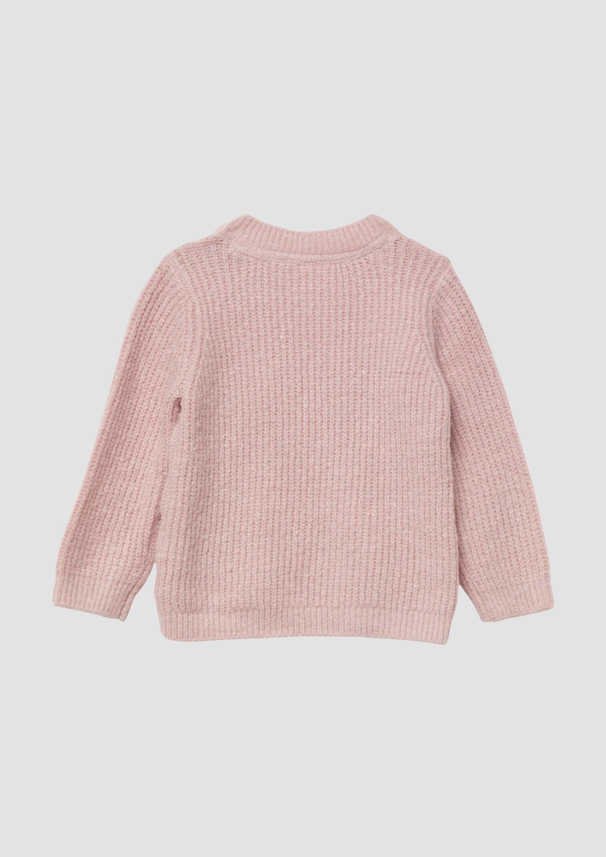 s.Oliver Longpullover Strickpullover Kuscheliger Strickpullover mit Schleifen