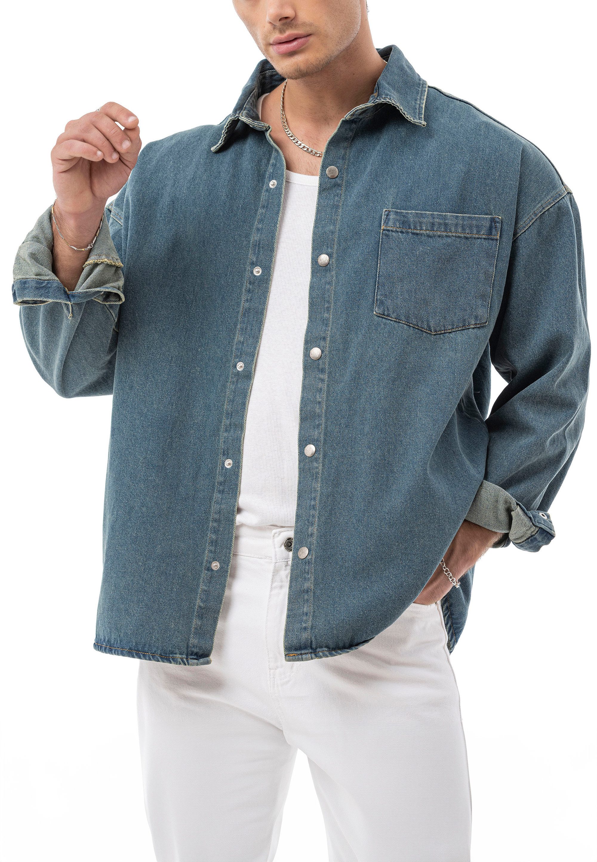 RedBridge Jeanshemd by Spruce - Denim-Hemd günstig online kaufen