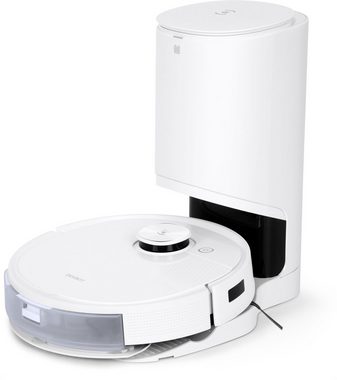 ECOVACS Nass-Trocken-Saugroboter DEEBOT T9+, 50 W, 3000PA, DToF-Laser, Absaugstation, für alle Fussbodenarten, Weiss