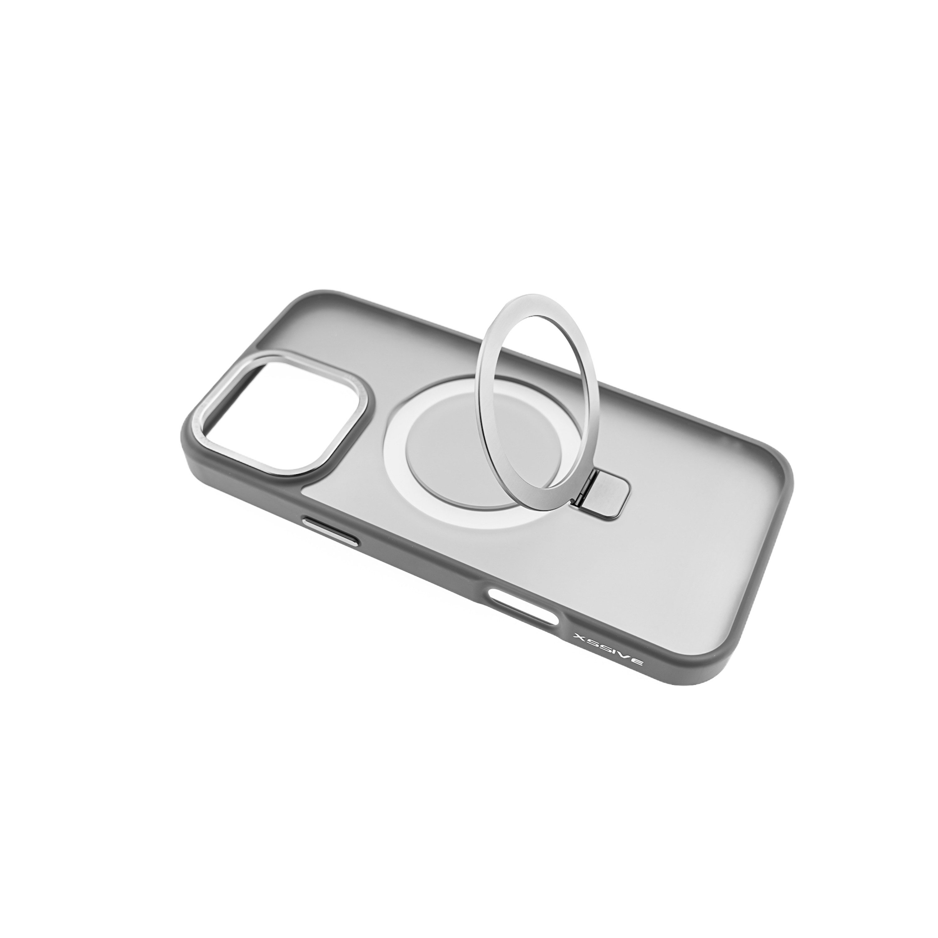 Xssive Bumper MagSafe Smartphone Hülle mit Ringhalter - Matte Oberfläche