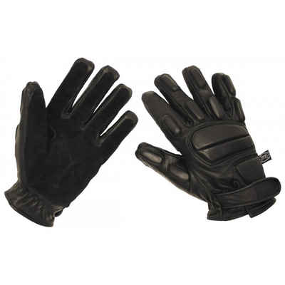MFH Lederhandschuhe Lederhandschuhe, Protect, schwarz, schnitthemmend - XL