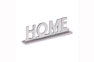 tinkaro Dekoobjekt ADAMO Home Schriftzug Aluminium Silber