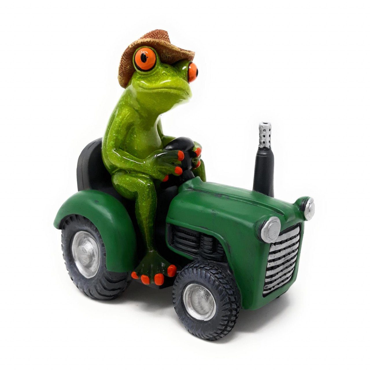 formano Dekofigur Froschhausen, Grün L14.5cm B10cm H16cm Poly, Maße