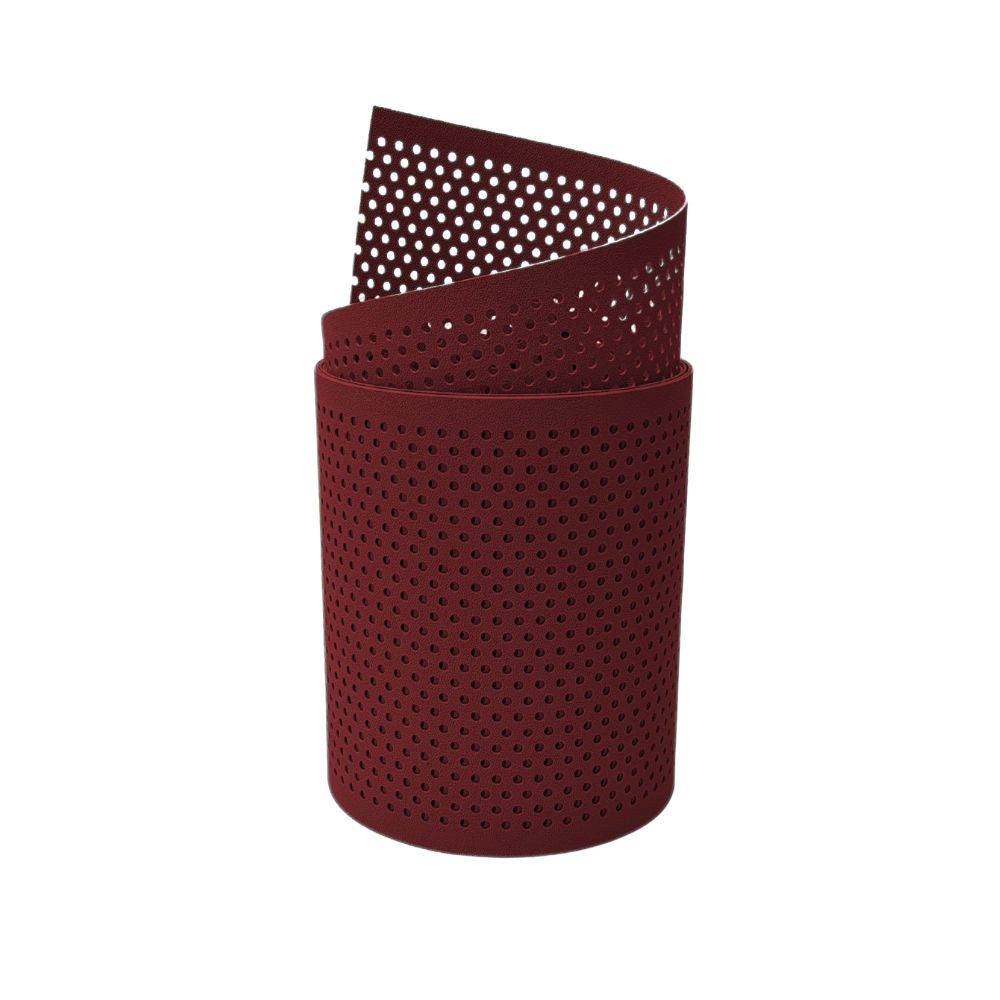 zaunzu Sichtschutzstreifen PP Premium Gelocht 20 Prozent Streifen Bordeauxr günstig online kaufen