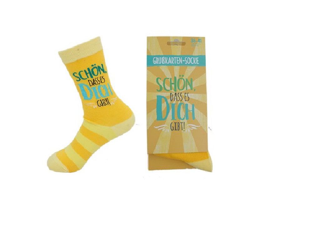 Antonio Freizeitsocken 1 Paar Socken mit Grußkarte tolles Geschenk Motiv: D günstig online kaufen