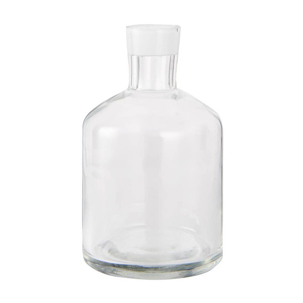 BOLTZE Kerzenhalter Kerzenhalter BOTTLE transparent aus Glas Glasflasche für Kerzen Stabke