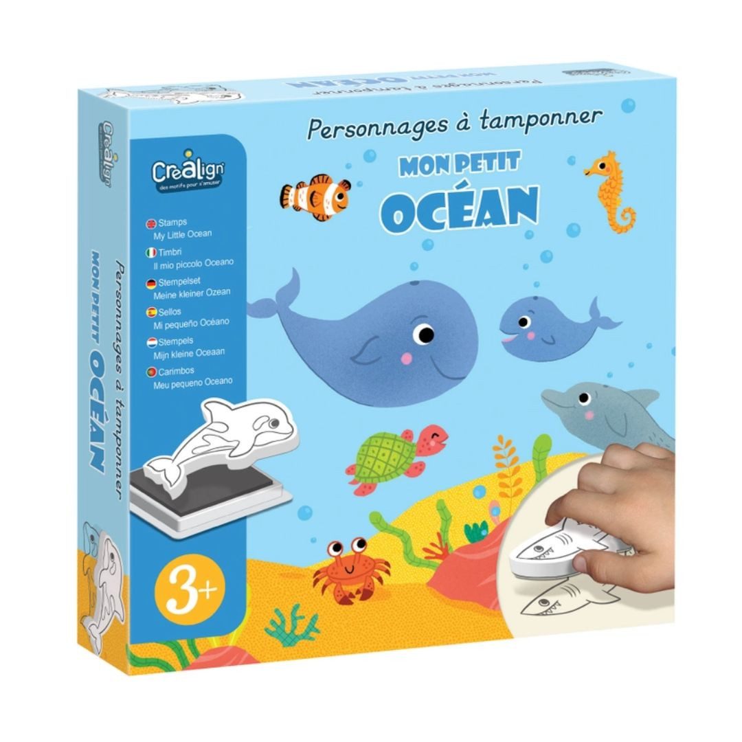 suebidou Stempel Stempelset für Kinder ab 4 Jahren Kreative Welten, nachhaltig, kreativ