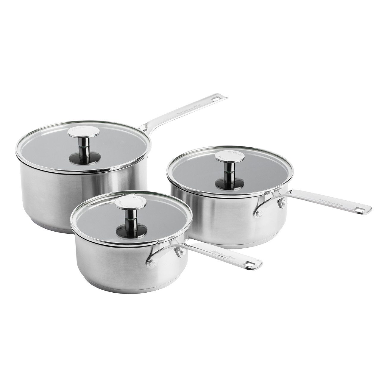 KitchenAid Topf-Set Stainless Steel (CC005740-001)