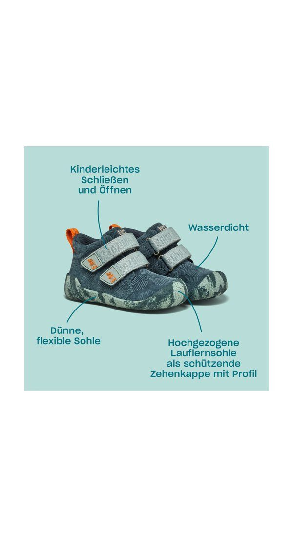Affenzahn Leder Talky Lauflernschuh aus echtem Leder