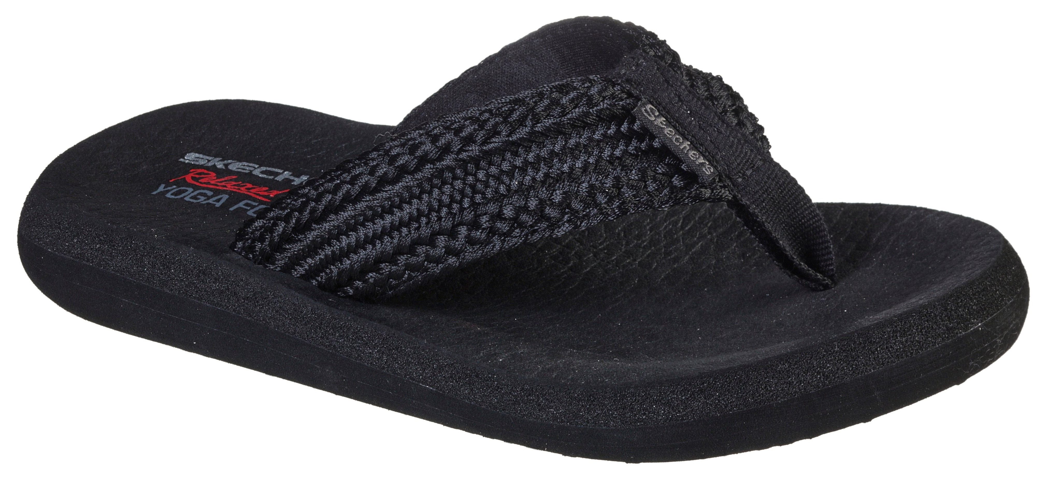 Skechers ASANA-HIDDEN VALLEY Zehentrenner, Badeschuh, Sandale, günstig online kaufen