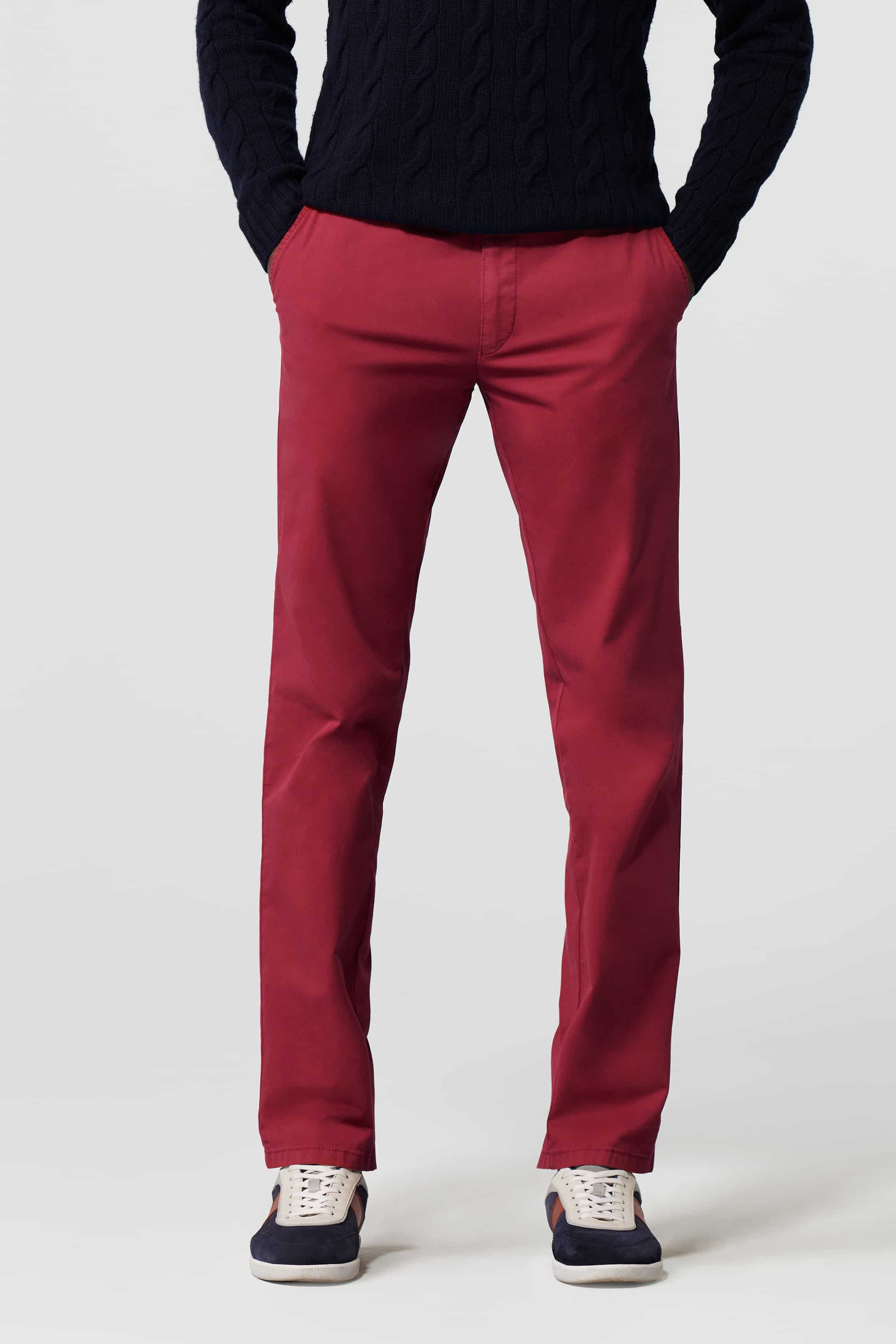 Meyer Chino Bonn Rot - Größe 56 günstig online kaufen