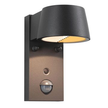 Paulmann LED Außen-Wandleuchte LED Wandleuchte Capea in Anthrazit 6W 450lm IP44 mit Bewegungsmelder, keine Angabe, Leuchtmittel enthalten: Ja, fest verbaut, LED, warmweiss, Aussenlampe, Outdoor-Leuchte, Aussenwandleuchte