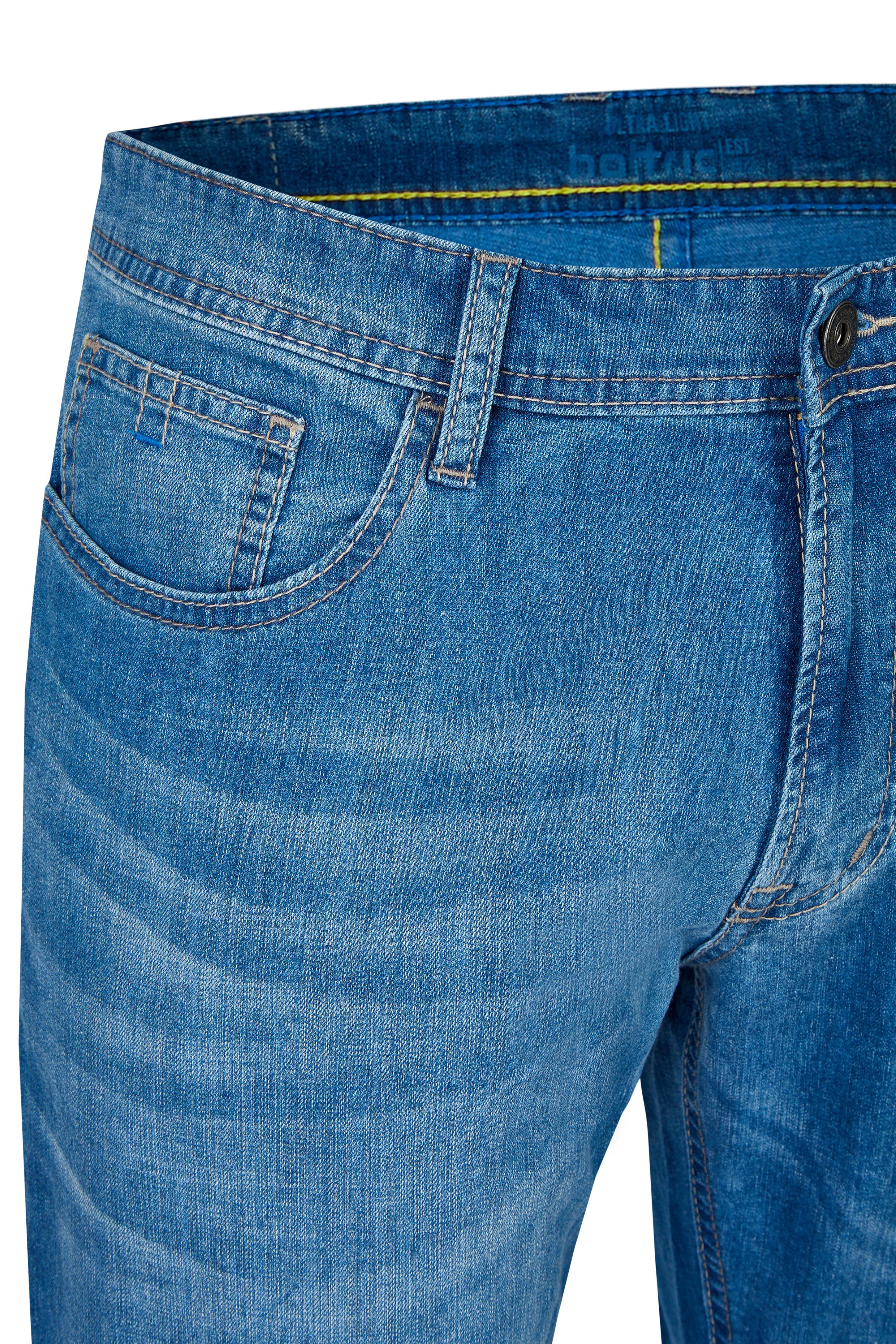 Hattric 5-Pocket-Jeans HATTRIC HUNTER blue bleached 688275 5647.46 - ULTRA LIGHT – Bild 4 von 5