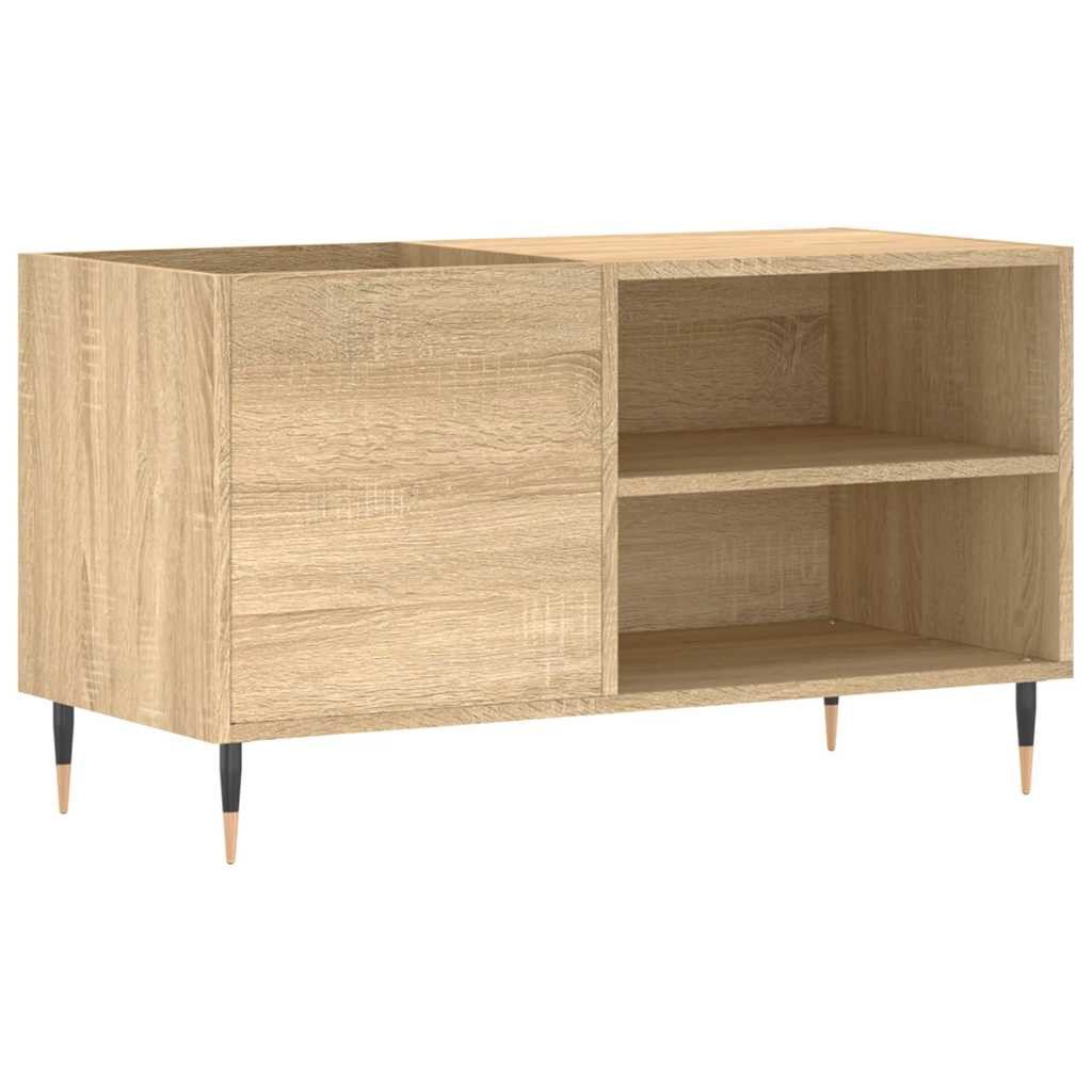 vidaXL Media-Regal Plattenschrank Sonoma-Eiche 85x38x48 cm Holzwerkstoff, 1 günstig online kaufen