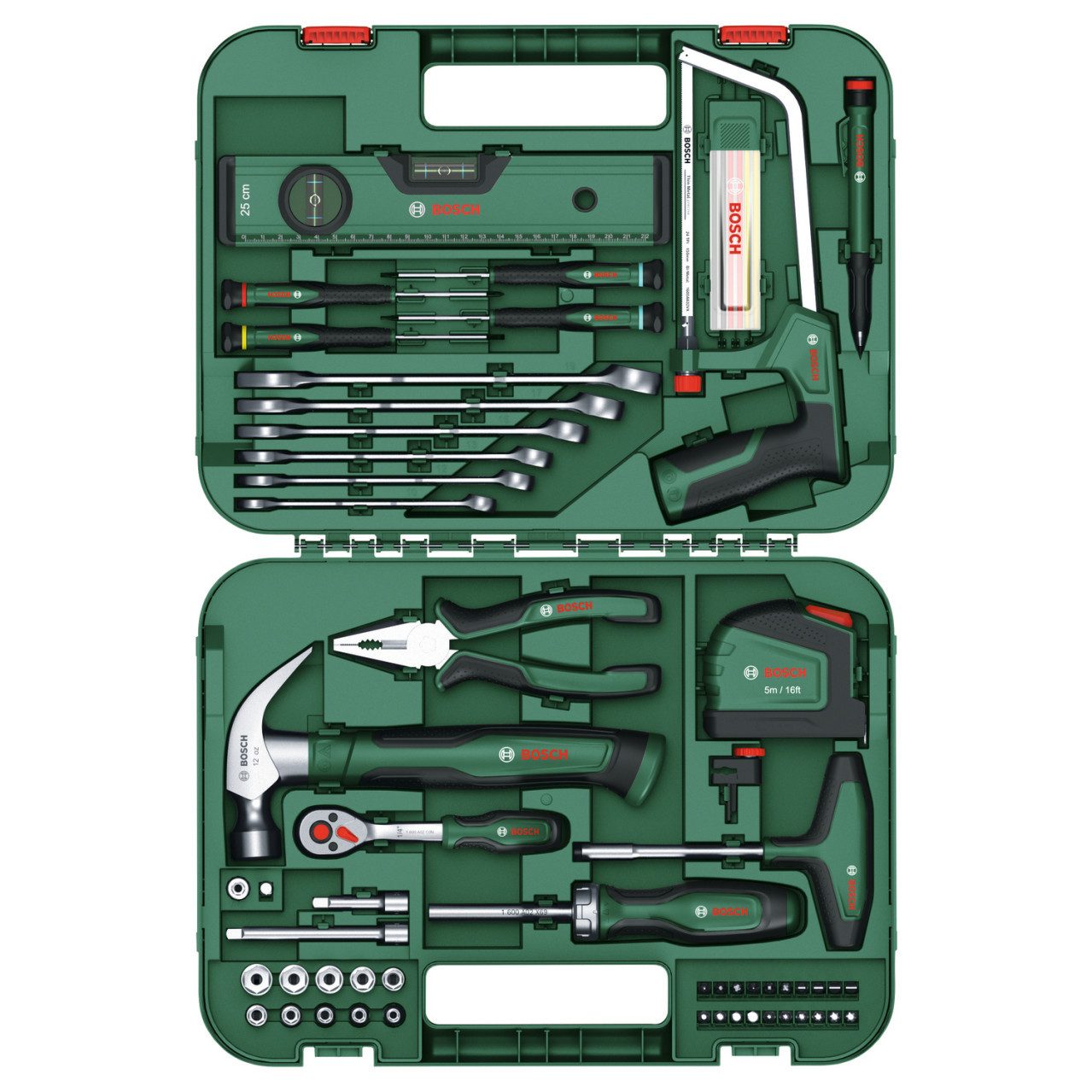 BOSCH Инструментkoffer Bosch DIY Advanced Инструментkoffer 64-teilig