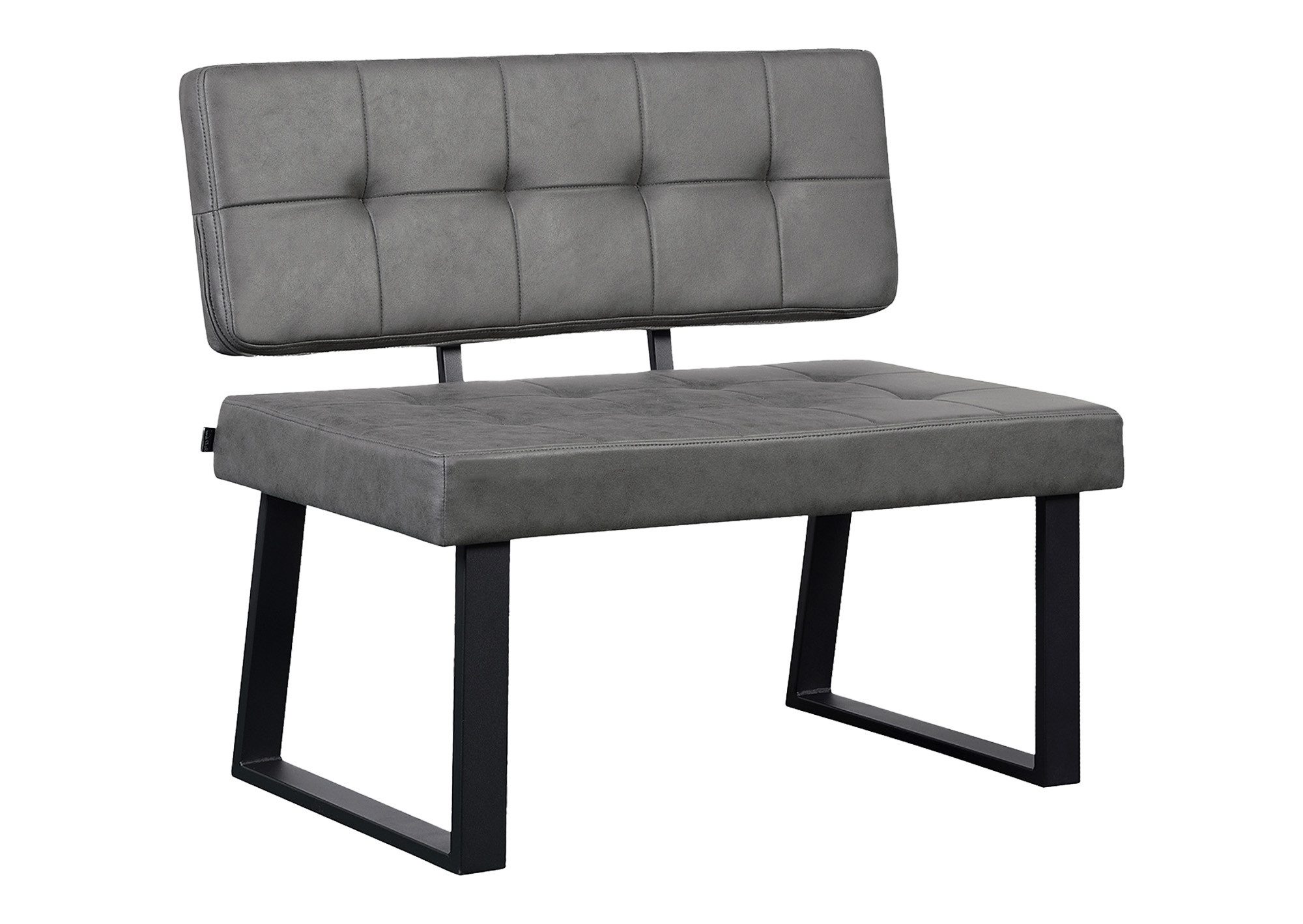 B&D home Essbank SIGFRID (1-St), gepolstert, Metallgestell, mit/ohne Rückenlehne, in 100/120/140/160cm