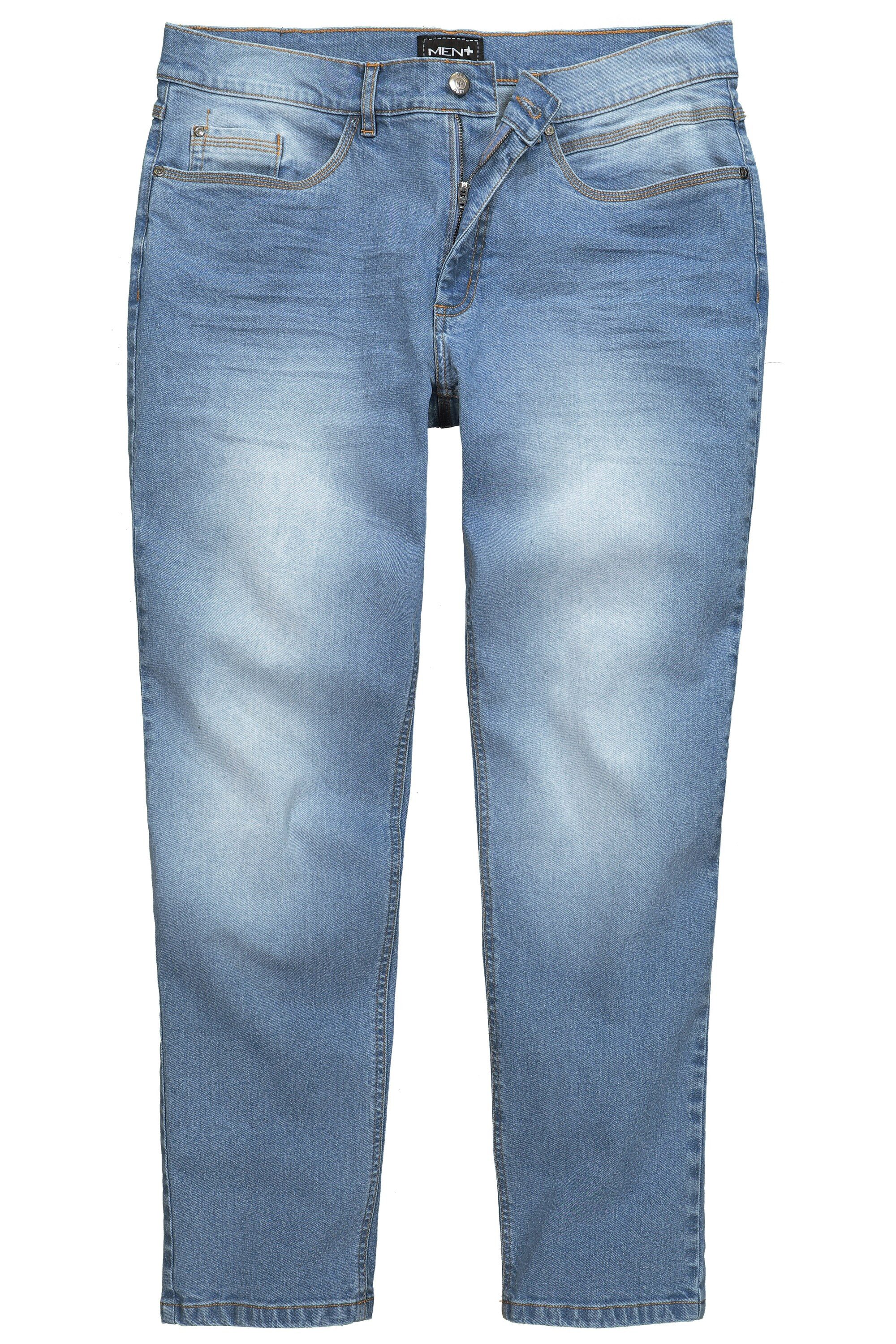 Men Plus 5-Pocket-Jeans Men+ Jeans Denim Tapered Loose Fit 5-Pocket günstig online kaufen