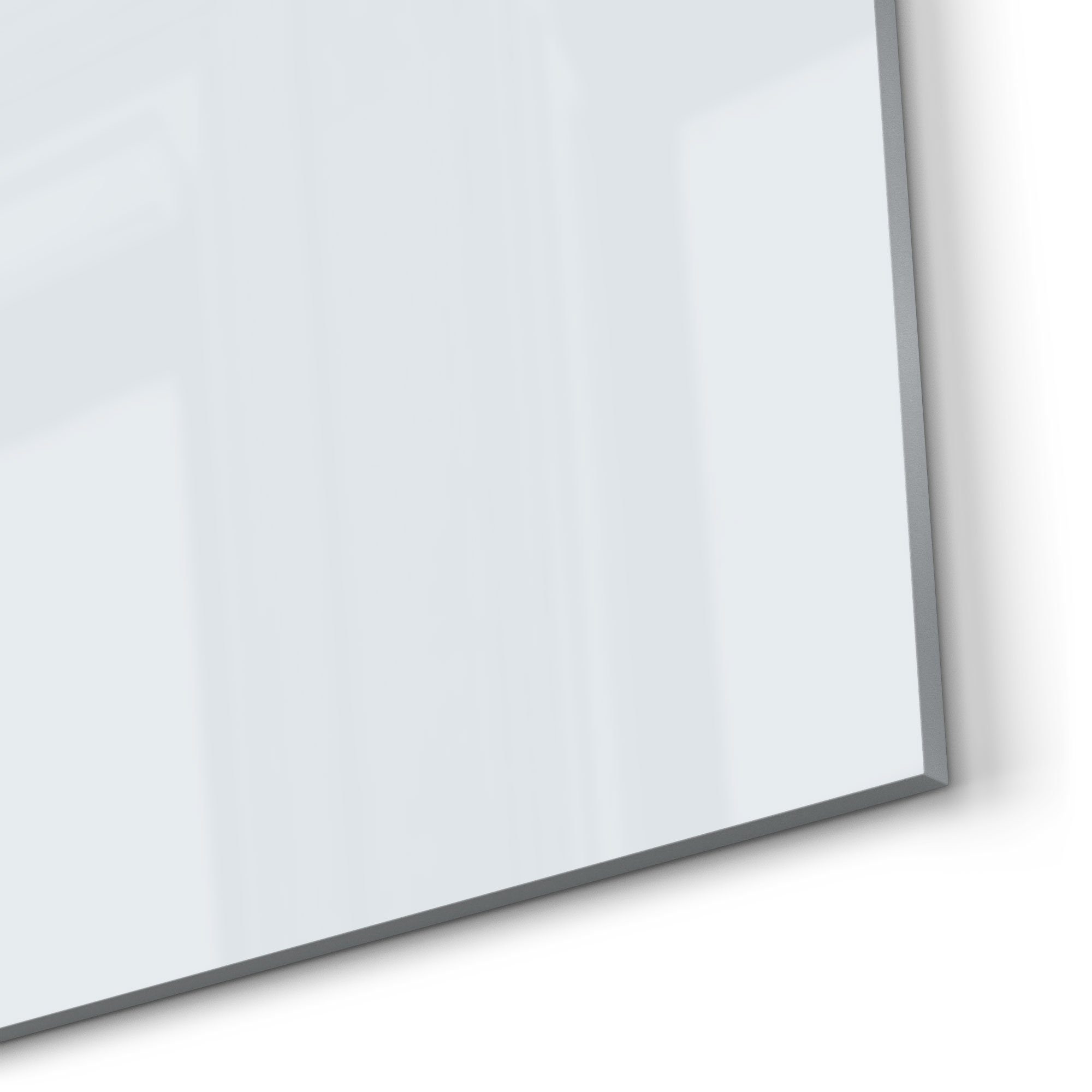 Moderne Küchenrückwand Aus Hartglas - Hellgrau & Hitzebeständig 110x60 Cm